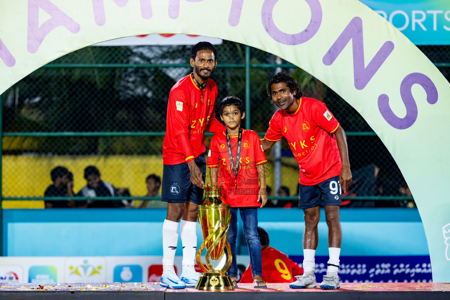 Dee Ess Kay vs Kovigoani in Final of Laamehi Dhiggaru Ekuveri Futsal Challenge 2024 was held on Wednesday, 31st July 2024, at Dhiggaru Futsal Ground, Dhiggaru, Maldives Photos: Nausham Waheed / images.mv