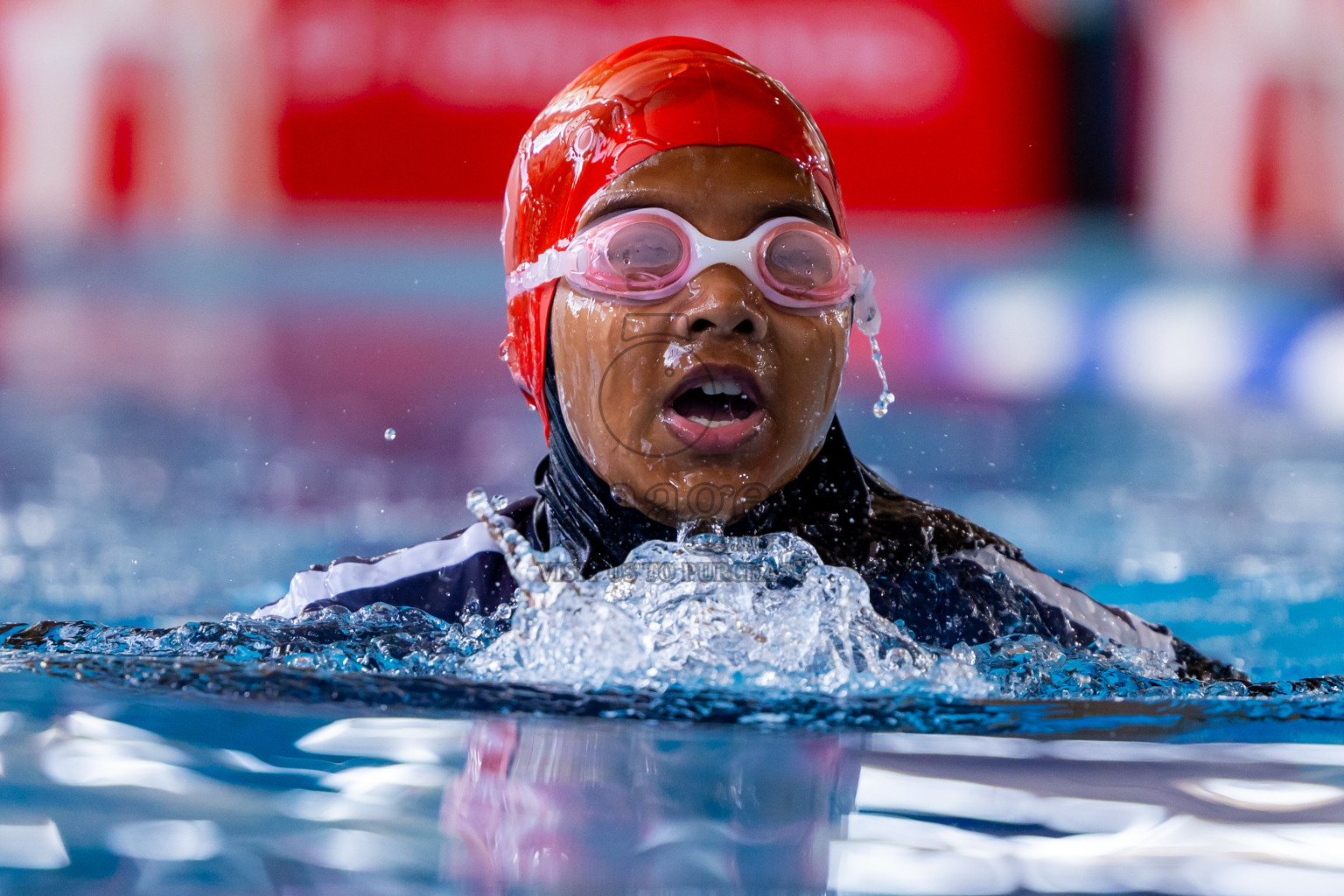 Day 2 of 20th Inter-school Swimming Competition 2024 held in Hulhumale', Maldives on Sunday, 13th October 2024. Photos: Nausham Waheed / images.mv