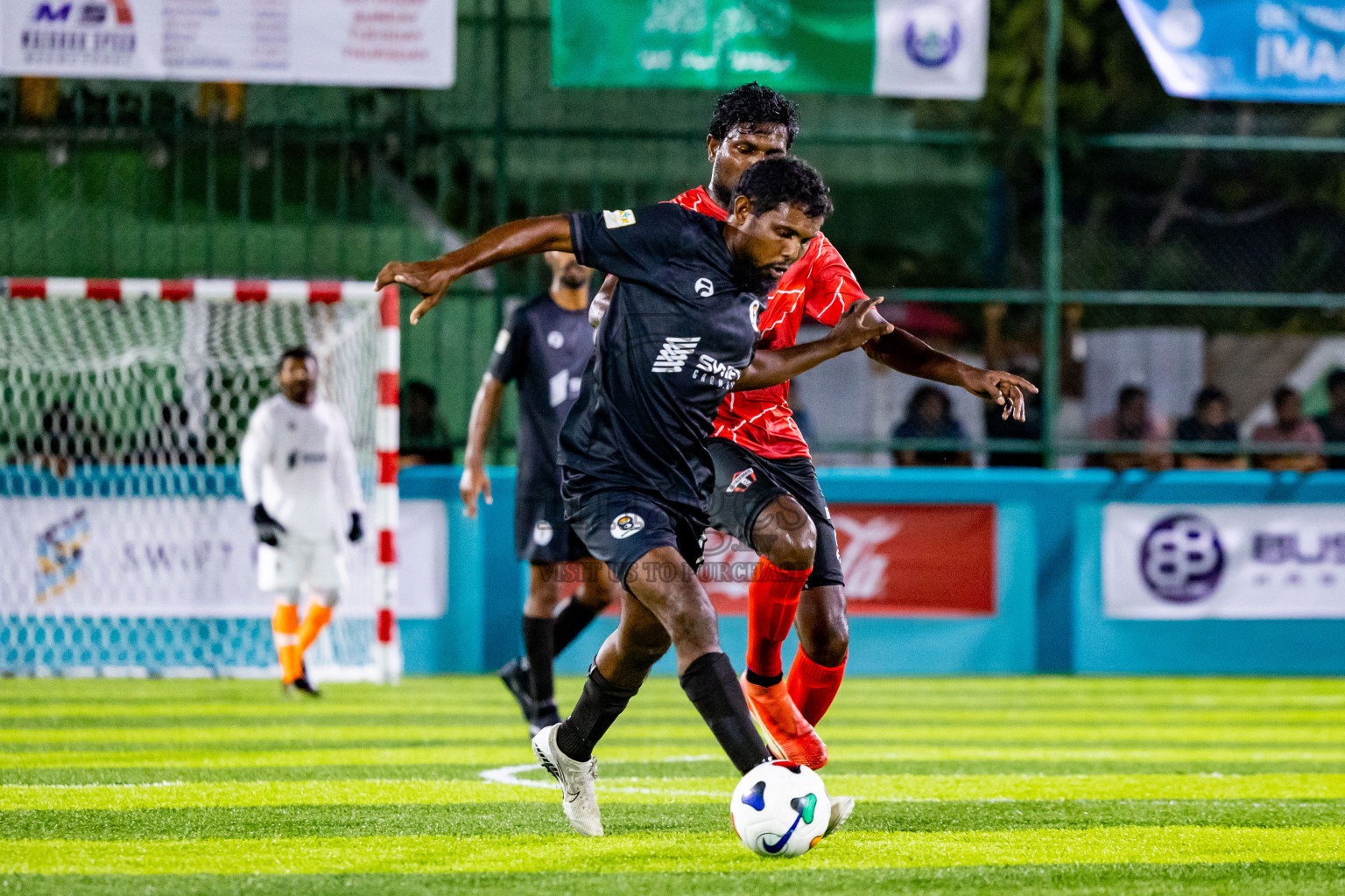 Much Black vs Raiymandhoo FC in Day 3 of Laamehi Dhiggaru Ekuveri Futsal Challenge 2024 was held on Sunday, 28th July 2024, at Dhiggaru Futsal Ground, Dhiggaru, Maldives Photos: Nausham Waheed / images.mv