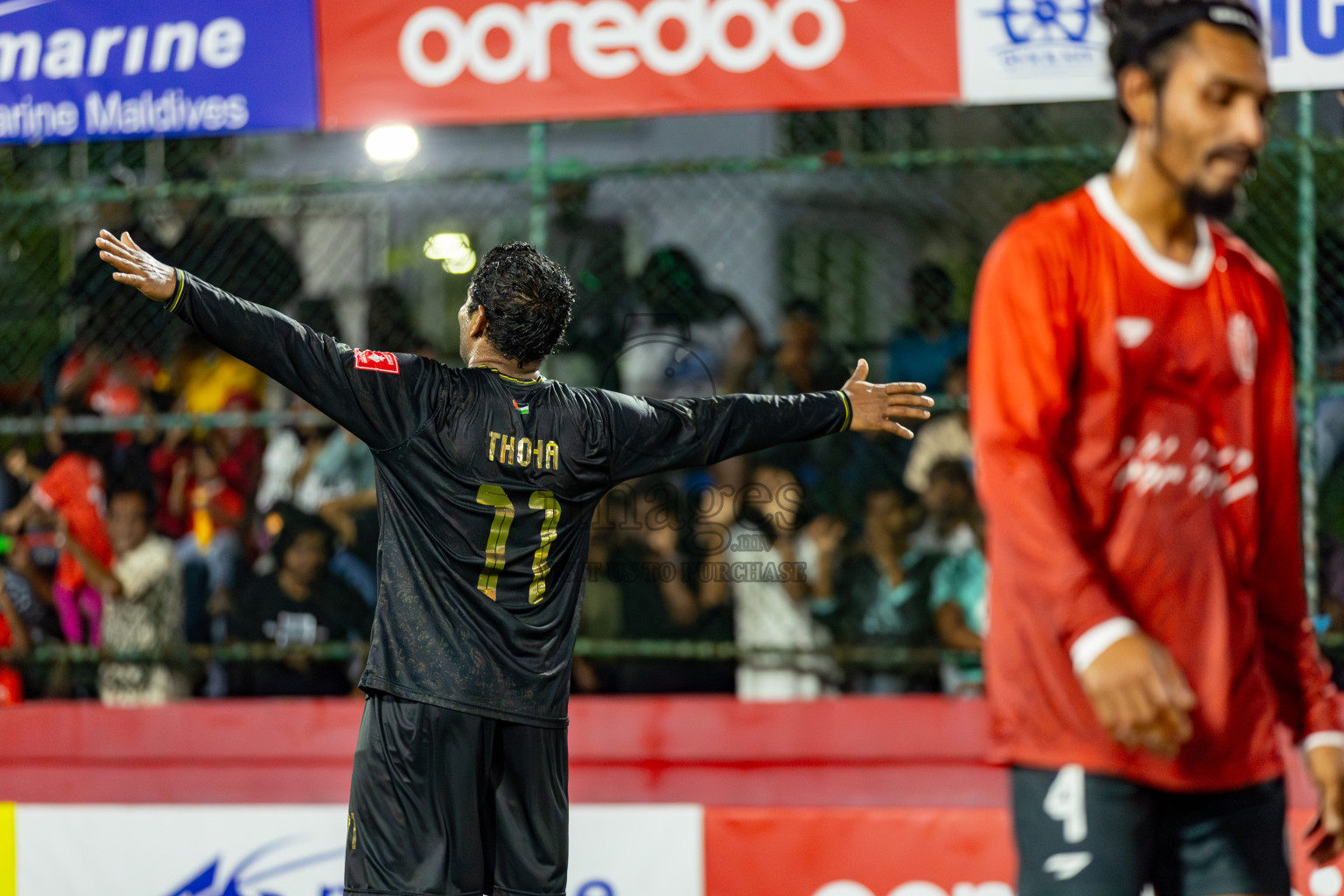 HDh. Nolhivaran VS HA. Utheemu on Day 35 of Golden Futsal Challenge 2024 was held on Tuesday, 20th February 2024, in Hulhumale', Maldives 
Photos: Hassan Simah, / images.mv