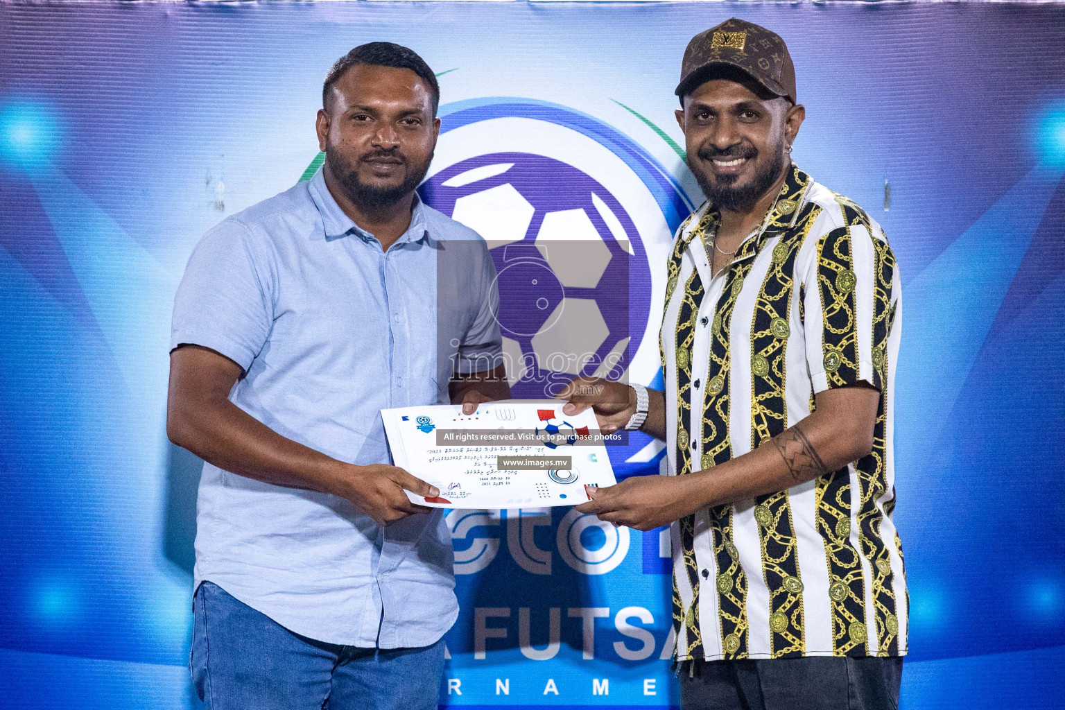 Final of MFA Futsal Tournament 2023 on 10th April 2023 held in Hulhumale'. Photos: Nausham waheed /images.mv