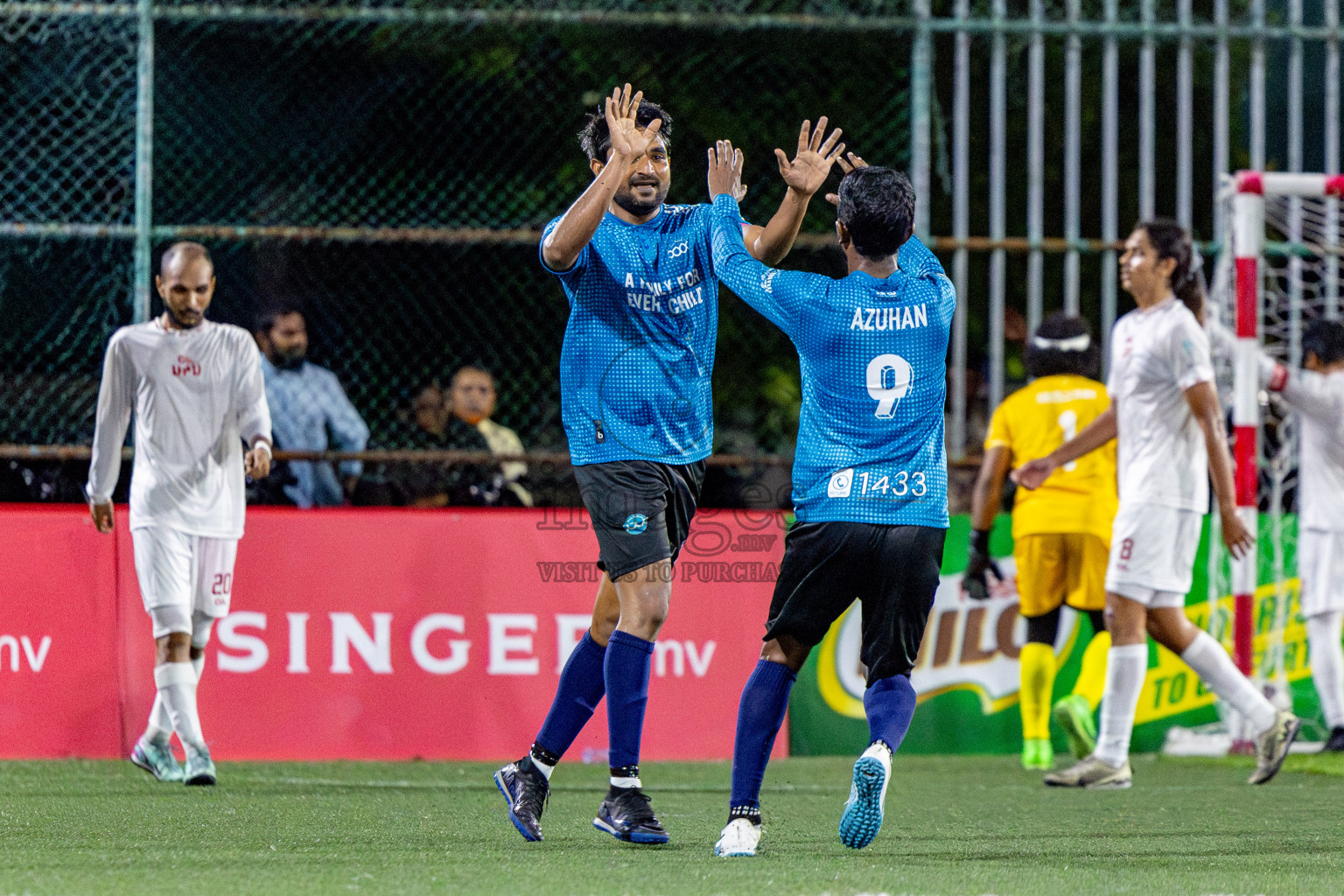 TEAM BADHAHI vs CRIMINAL COURT in Club Maldives Classic 2024 held in Rehendi Futsal Ground, Hulhumale', Maldives on Saturday, 14th September 2024. Photos: Nausham Waheed / images.mv