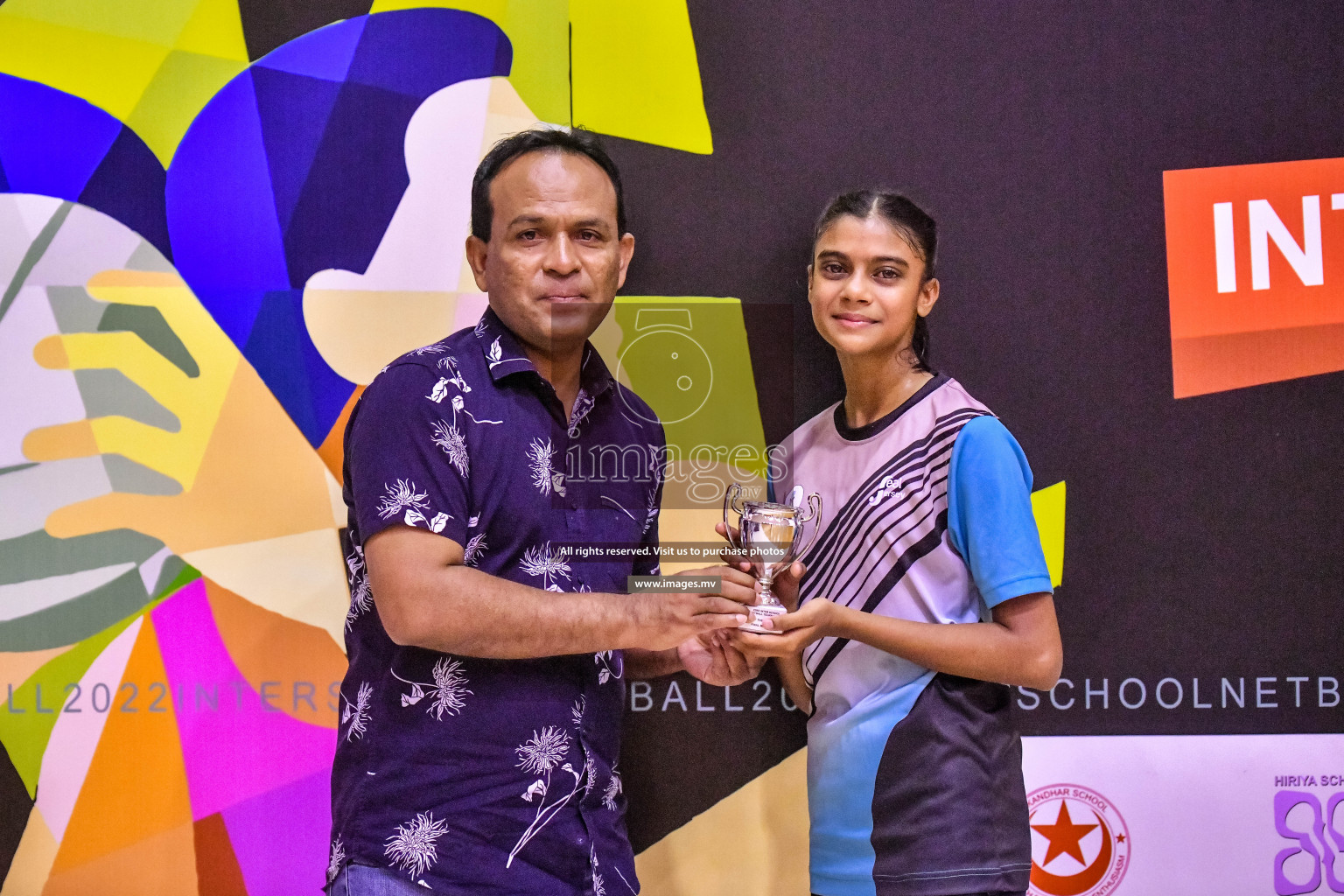 Final of 23rd Inter-School Netball Tournament was held in Male', Maldives on 4th November 2022. Photos: Nausham Waheed / images.mv