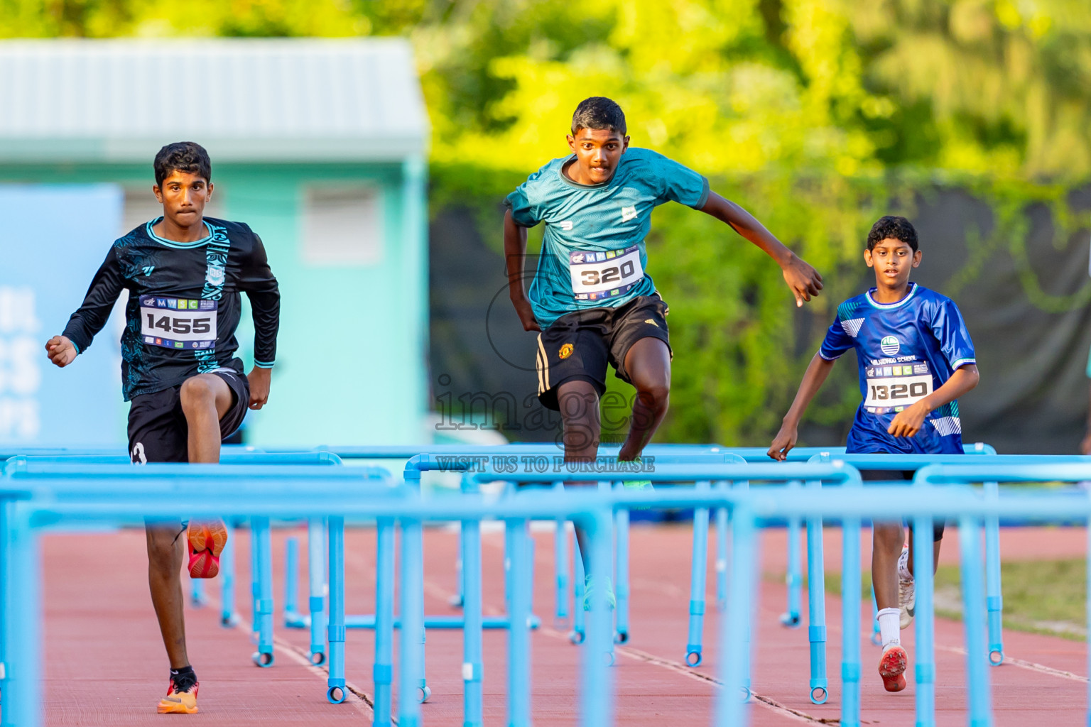 Day 4 of MWSC Interschool Athletics Championships 2024 held in Hulhumale Running Track, Hulhumale, Maldives on Tuesday, 12th November 2024. Photos by: Nausham Waheed / Images.mv