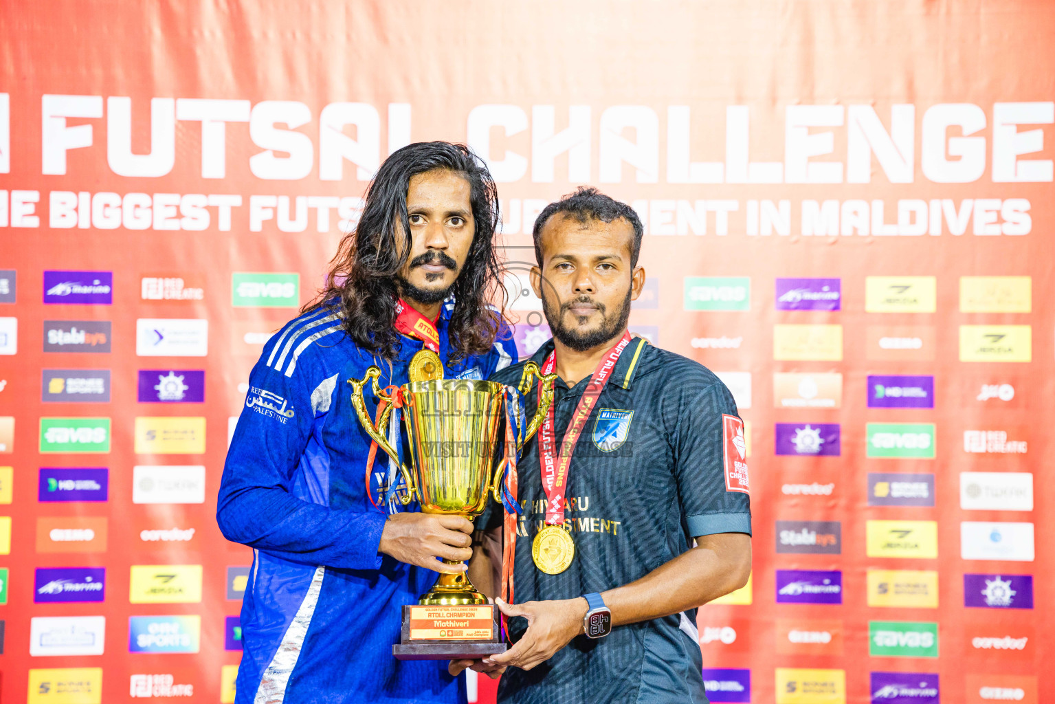 AA. Mathiveri VS AA. Thoddoo in Atoll Round Final on Day 20 of Golden Futsal Challenge 2025 was held on Thursday, 23rd January 2025, in Hulhumale', Maldives. Photos: Abdulla Abeed / images.mv