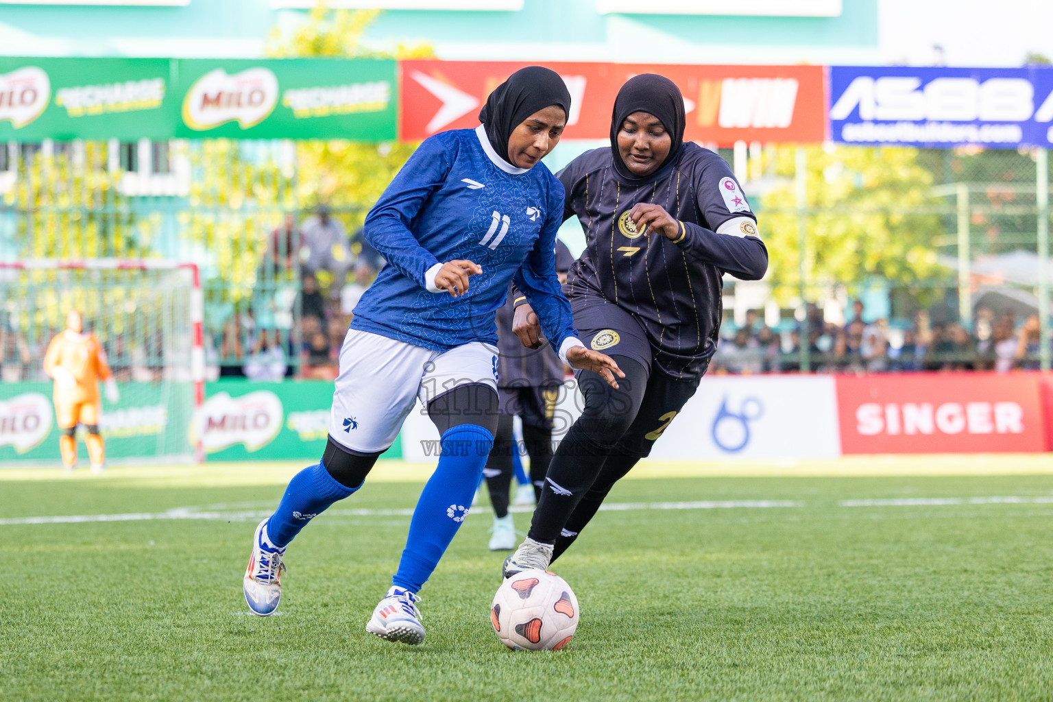 Prison Club vs Team MACL in Eighteen Thirty Classic of Club Maldives 2025 was held in Rehendhi Futsal Ground, Hulhumale', Maldives on Tuesday, 16th September 2025. Photos: Mohamed Mahfooz Moosa / images.mv