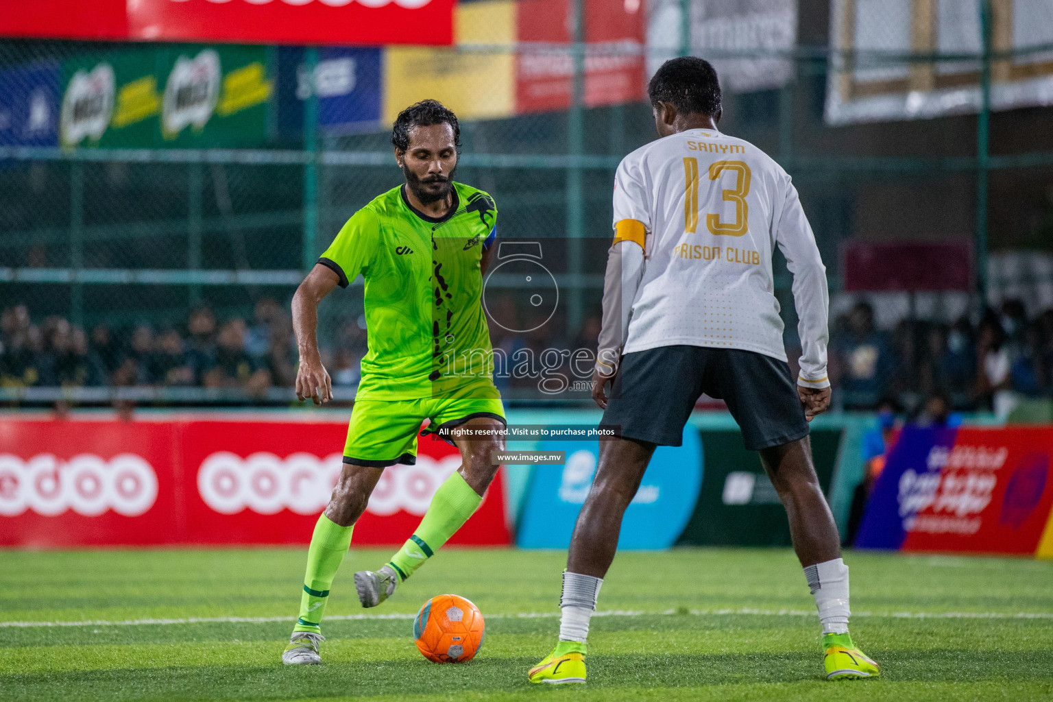 Team FSM Vs Prisons Club in the Semi Finals of Club Maldives 2021 held in Hulhumale, Maldives on 15 December 2021. Photos: Ismail Thoriq / images.mv