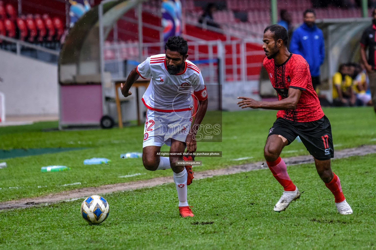 Buru Sports Club vs Club Teenage in Dhivehi Premier League Qualification 22 on 30th Aug 2022, held in National Football Stadium, Male', Maldives Photos: Nausham Waheed / Images.mv