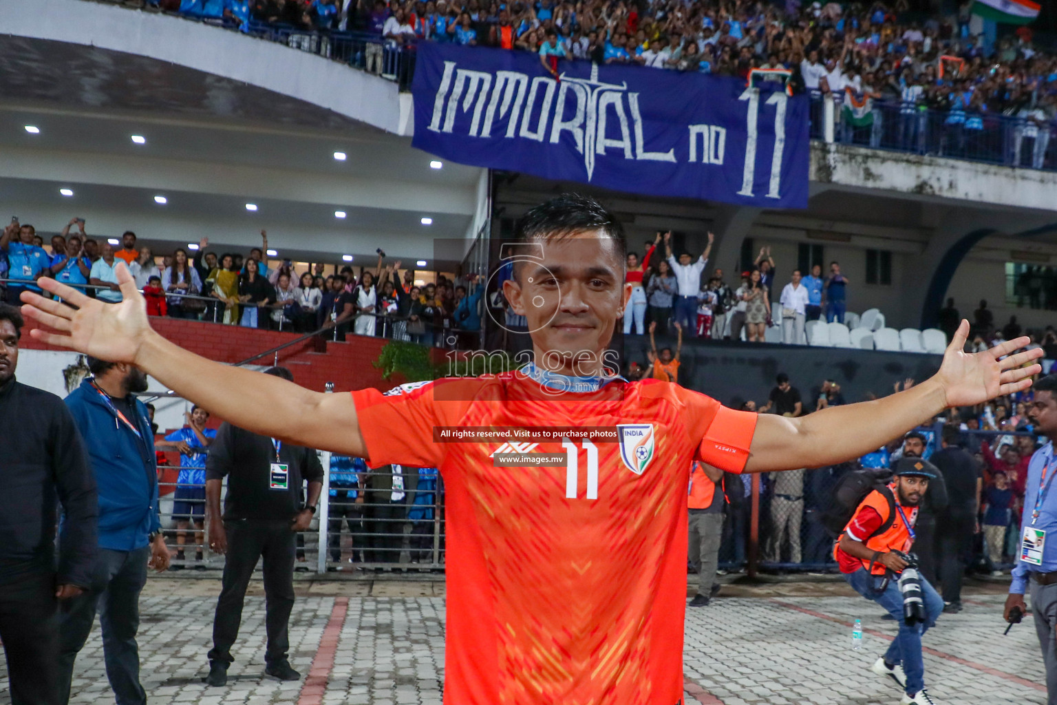 Kuwait vs India in the Final of SAFF Championship 2023 held in Sree Kanteerava Stadium, Bengaluru, India, on Tuesday, 4th July 2023. Photos: Nausham Waheed / images.mv