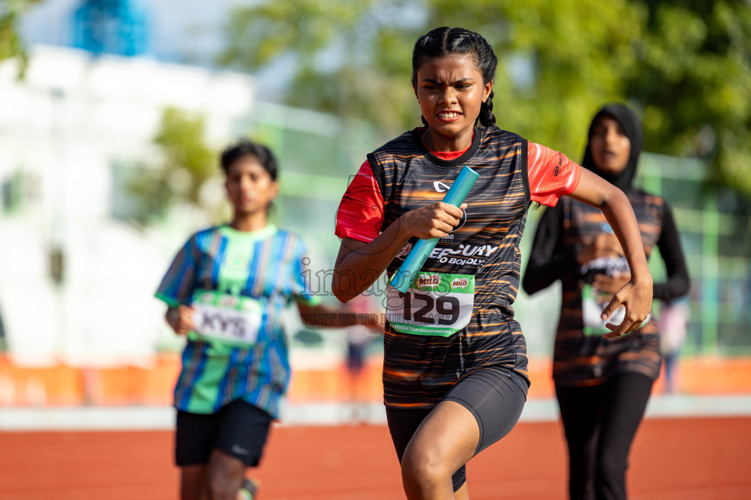 Day 2 of 12th Milo Association Championships was held in Ekuveni Track at Male', Maldives on Friday, 25th April 2025. Photos: Hassan Simah / images.mv