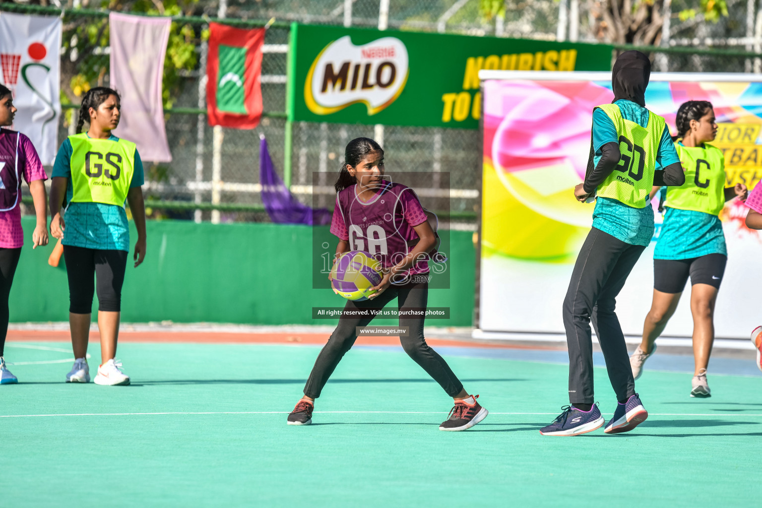 Day 5 of Junior Netball Championship 2022 on 9th March 2022 held in Male', Maldives. Photos by Nausham Waheed