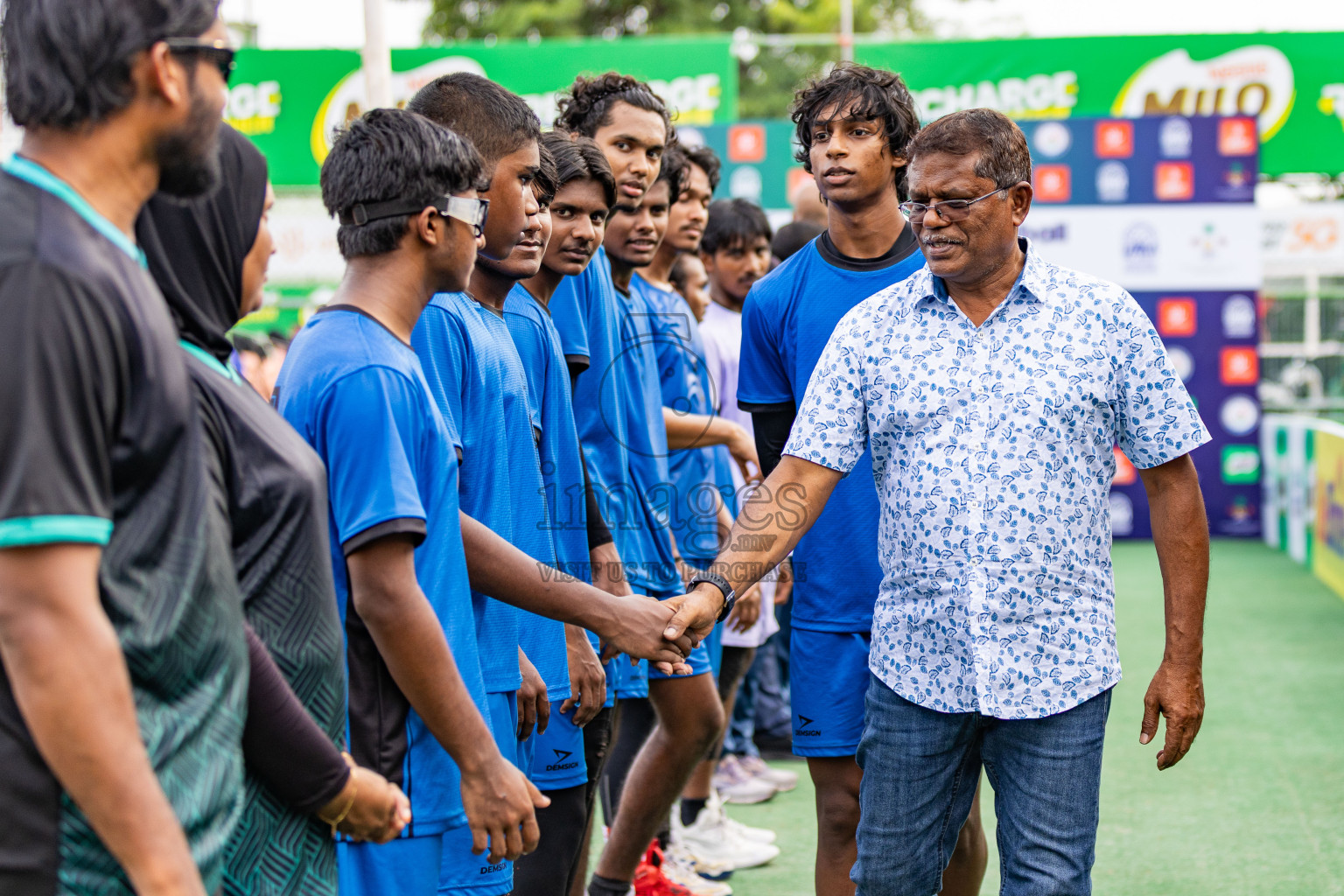 Milo National Junior Volleyball Championship 2025 Day 1 was held on Saturday, 22nd November 2025 at Ekuveni Turf Court Male', Maldives. Photos: Areef Adam / images.mv