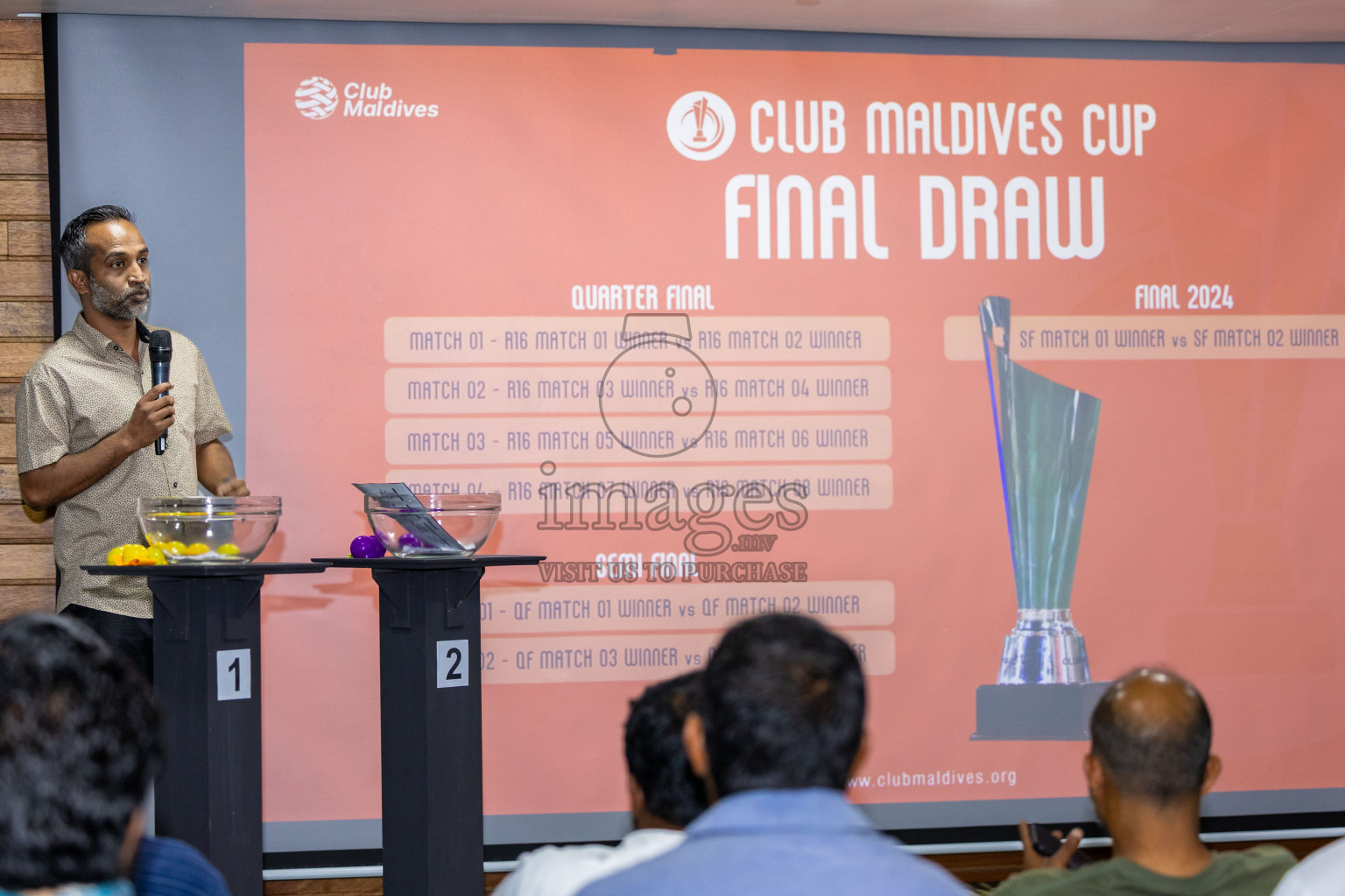 R16 Draw of Club Maldives 2024 was held in HDC Exhibition Hall in Hulhumale, Maldives on Saturday, 5th October 2024.
Photos: Ismail Thoriq/images.mv