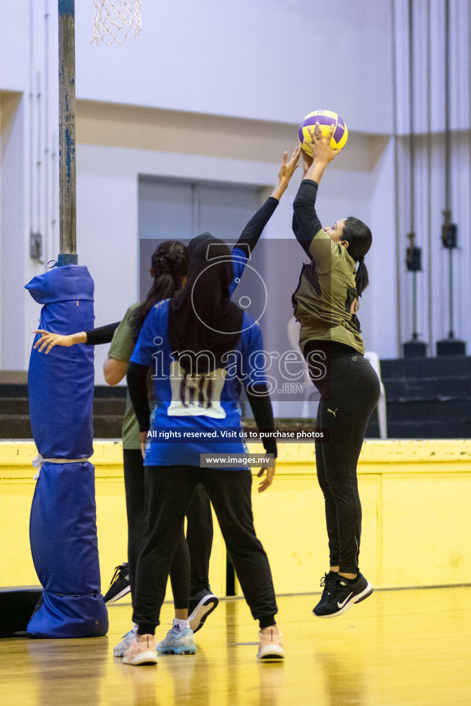 Green Streets vs Mahibadhoo Sports Club in the Semi Finals of Milo National Netball Tournament 2021 held on 3 December 2021 in Male', Maldives, Photos by Maanish