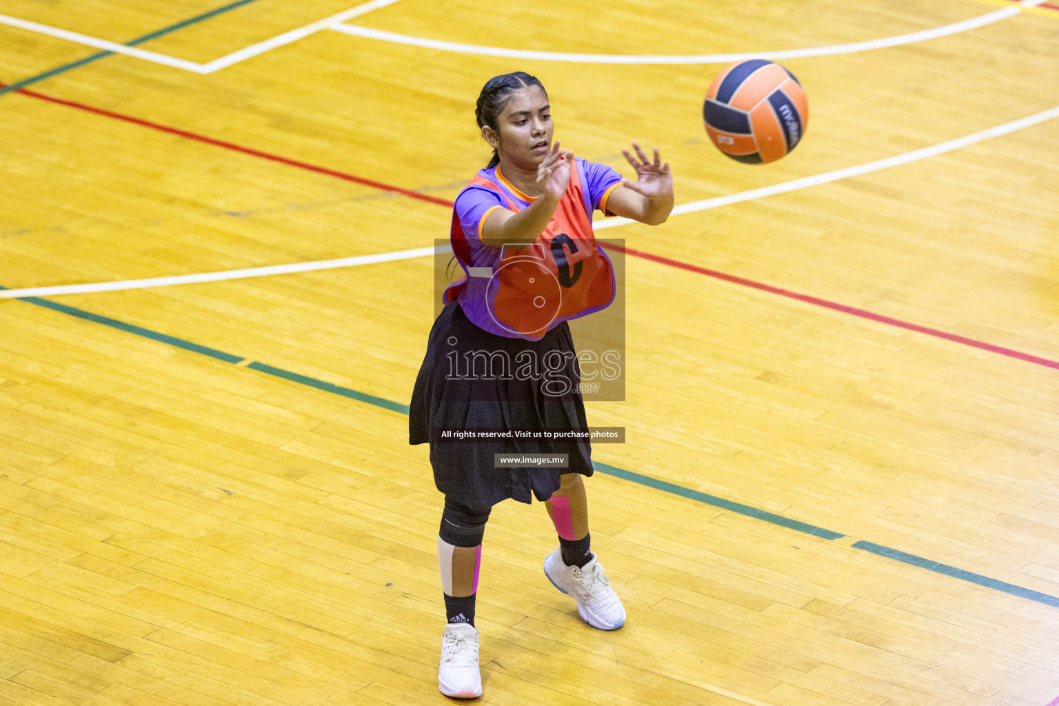 Day7 of 24th Interschool Netball Tournament 2023 was held in Social Center, Male', Maldives on 2nd November 2023. Photos: Nausham Waheed / images.mv