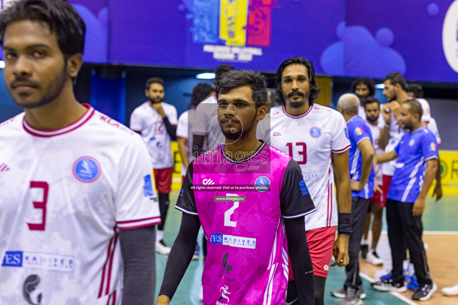 Sports Club City vs Dhivehi Sifainge Club in the Finals of National Volleyball Tournament 2022 on Thursday, 07th July 2022, held in Social Center, Male', Maldives