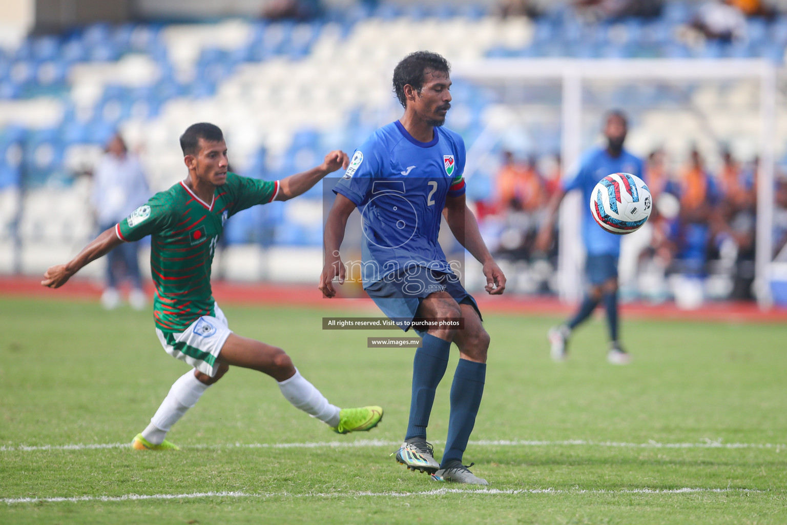 Bangladesh vs Maldives in SAFF Championship 2023 held in Sree Kanteerava Stadium, Bengaluru, India, on Saturday, 25th June 2023. Photos: Nausham Waheed, Hassan Simah / images.mv