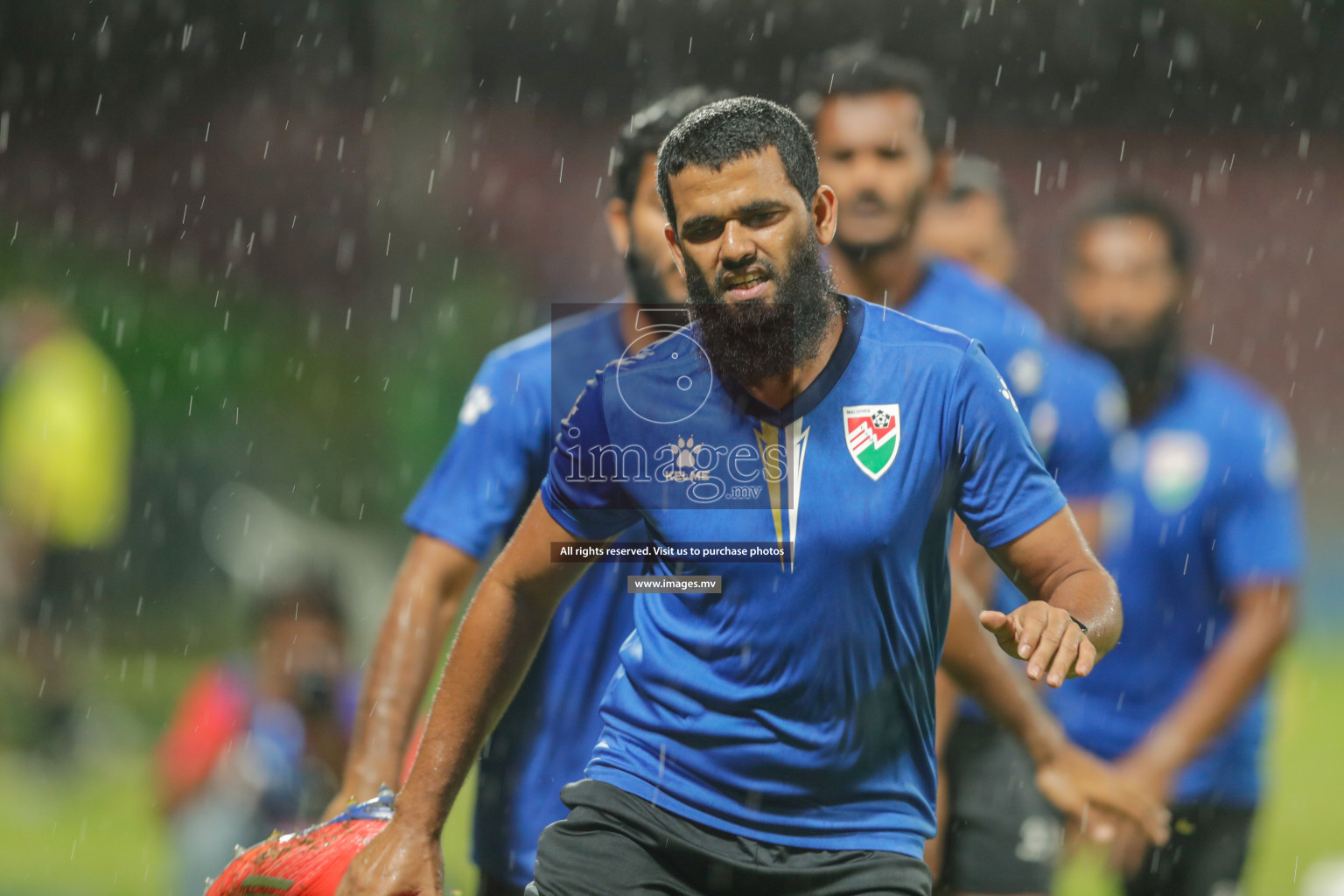 Maldives vs Nepal in SAFF Championship 2021 held on 1st October 2021 in Galolhu National Stadium, Male', Maldives