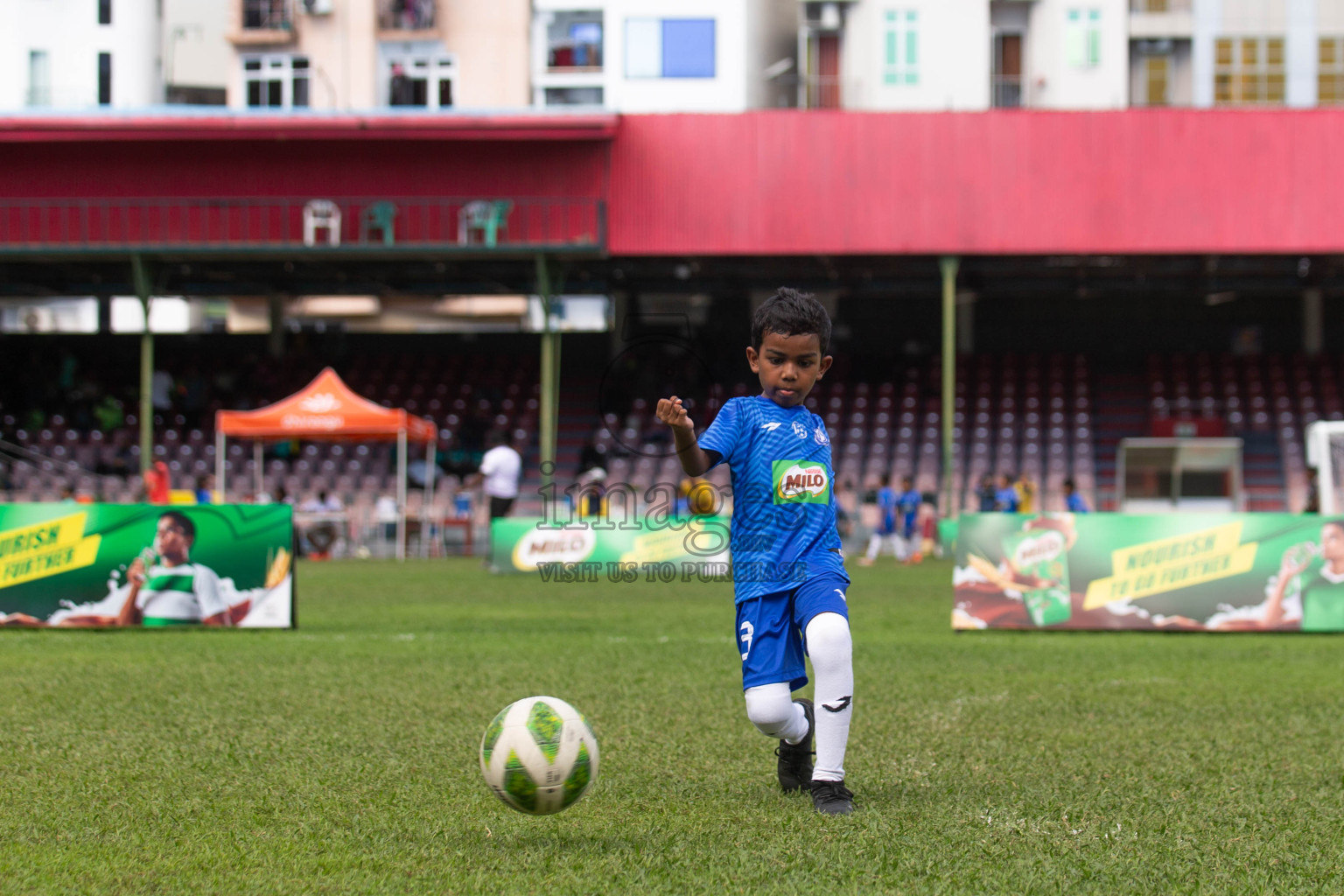 Day 2 of MILO Kids Football Fiesta was held at National Stadium in Male', Maldives on Saturday, 24th February 2024.