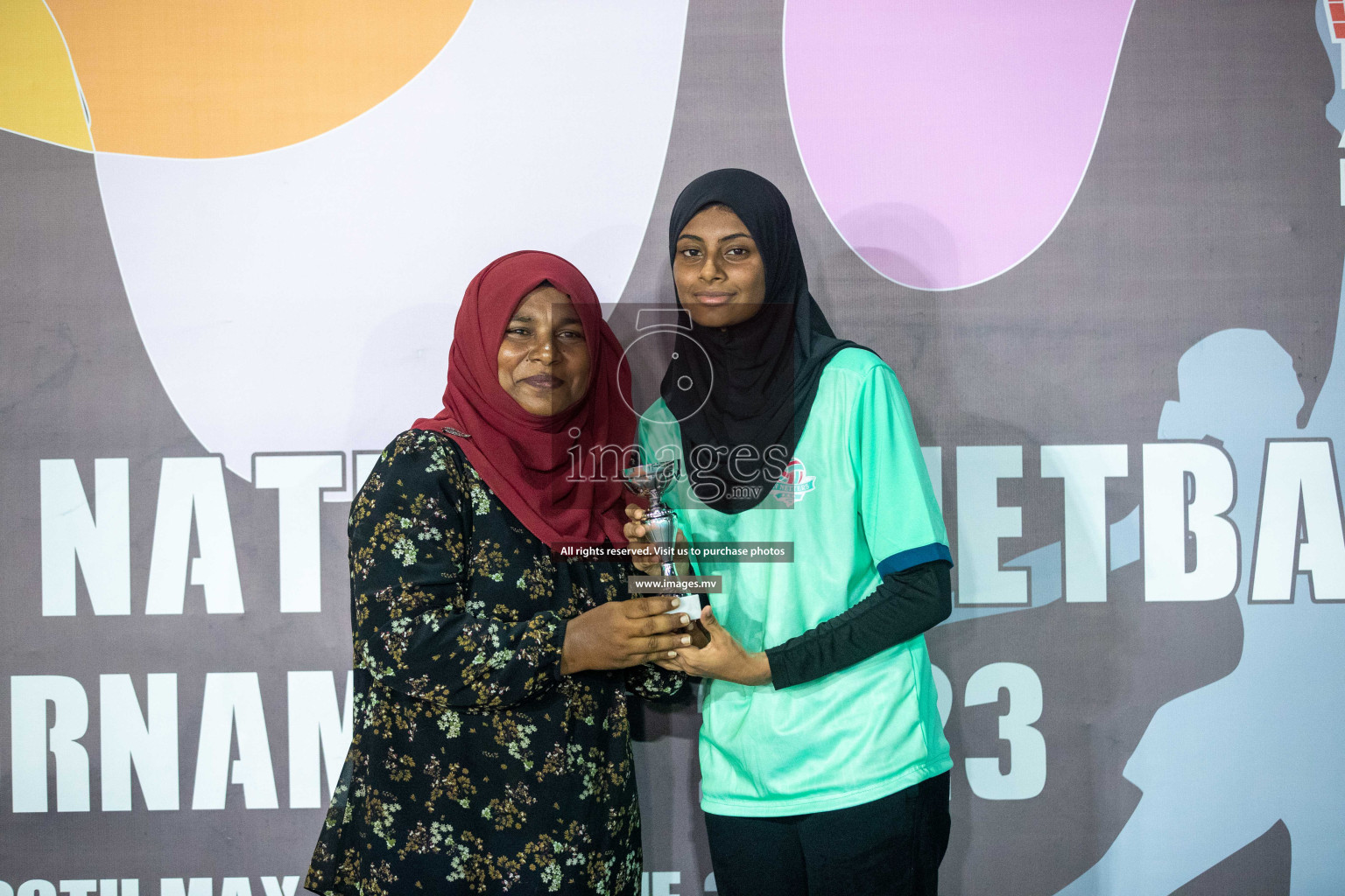 Day 4 of 20th Milo National Netball Tournament 2023, held in Synthetic Netball Court, Male', Maldives on 2nd  June 2023 Photos: Nausham Waheed/ Images.mv