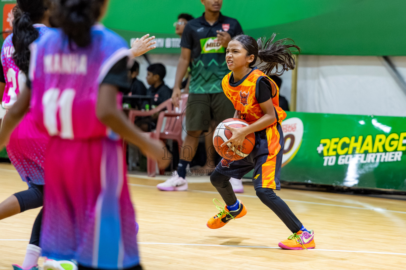 Milo 5 x 5 Junior Challenge 2025 - Basketball tournament held in Basketball Training Center, Male', Maldives on Thursday, 09th October 2025. 
Photo by: Hassan Simah / Images.mv