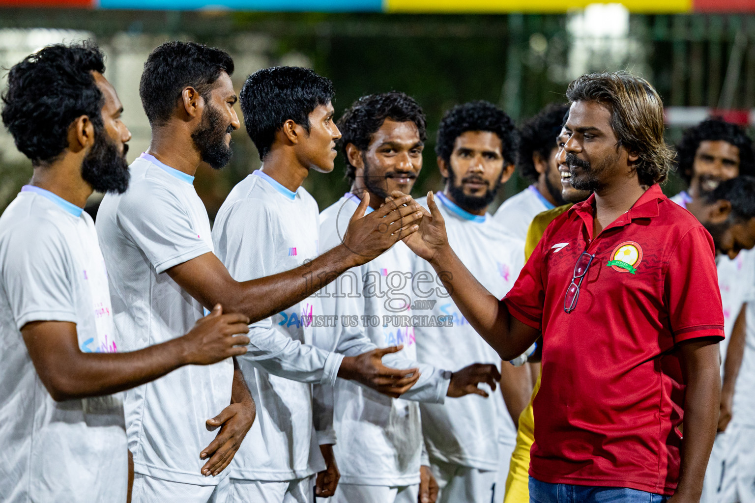 Lh. Kurendhoo VS Lh. Olhuvelifushi in Day 24 of Golden Futsal Challenge 2024 was held on Wednesday , 7th February 2024 in Hulhumale', Maldives 
Photos: Hassan Simah / images.mv