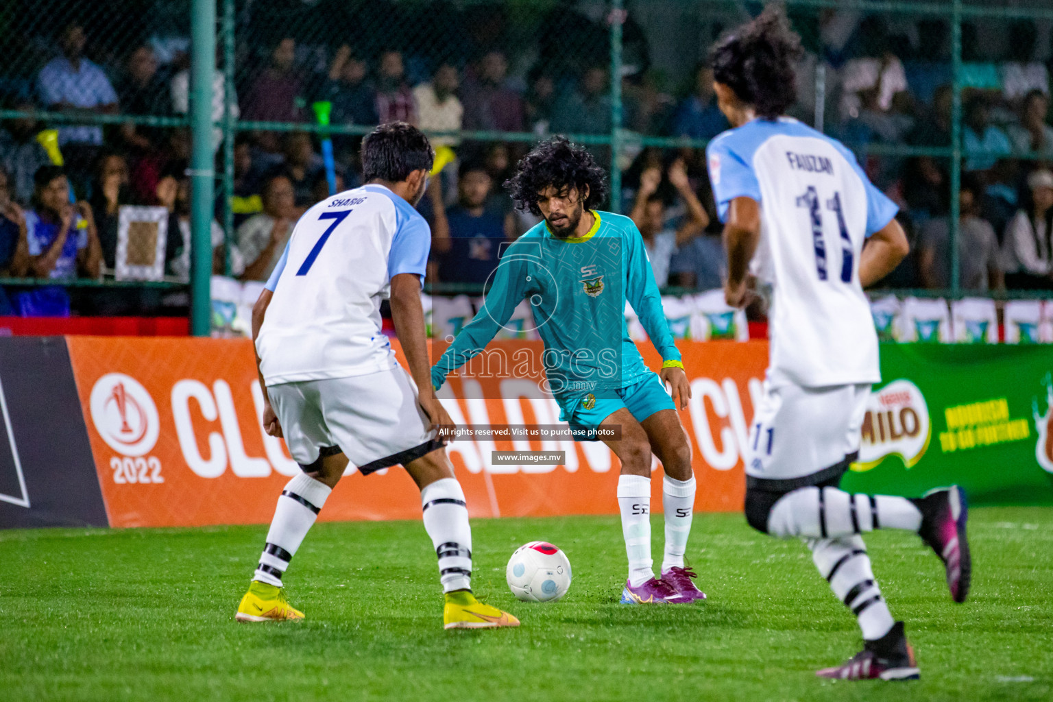 WAMCO vs MIFCO RC in Club Maldives Cup 2022 was held in Hulhumale', Maldives on Monday, 17th October 2022. Photos: Hassan Simah/ images.mv