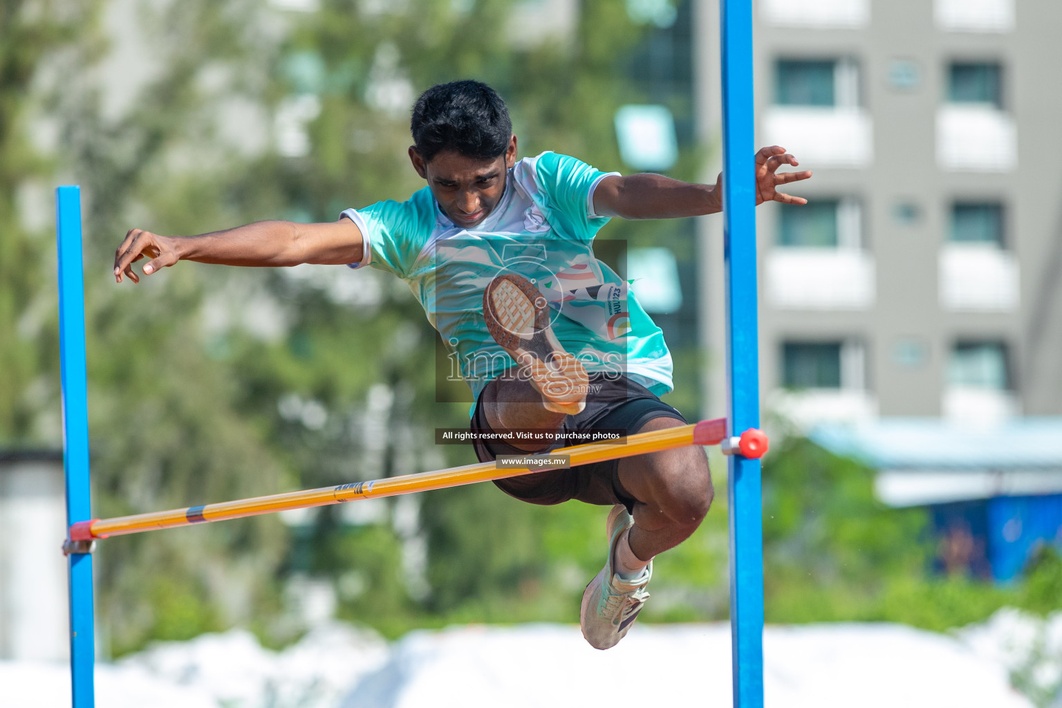 Day two of Inter School Athletics Championship 2023 was held at Hulhumale' Running Track at Hulhumale', Maldives on Sunday, 15th May 2023. Photos: Nausham Waheed / images.mv