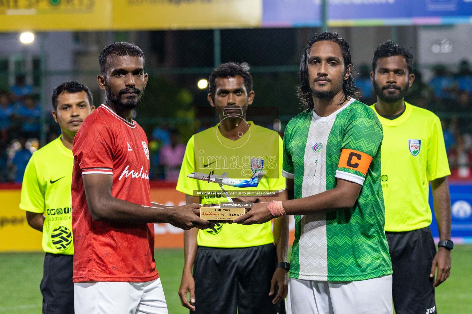 Team MCC vs Maldivian in Club Maldives Cup 2022 was held in Hulhumale', Maldives on Thursday, 13th October 2022. Photos: Ismail Thoriq/ images.mv