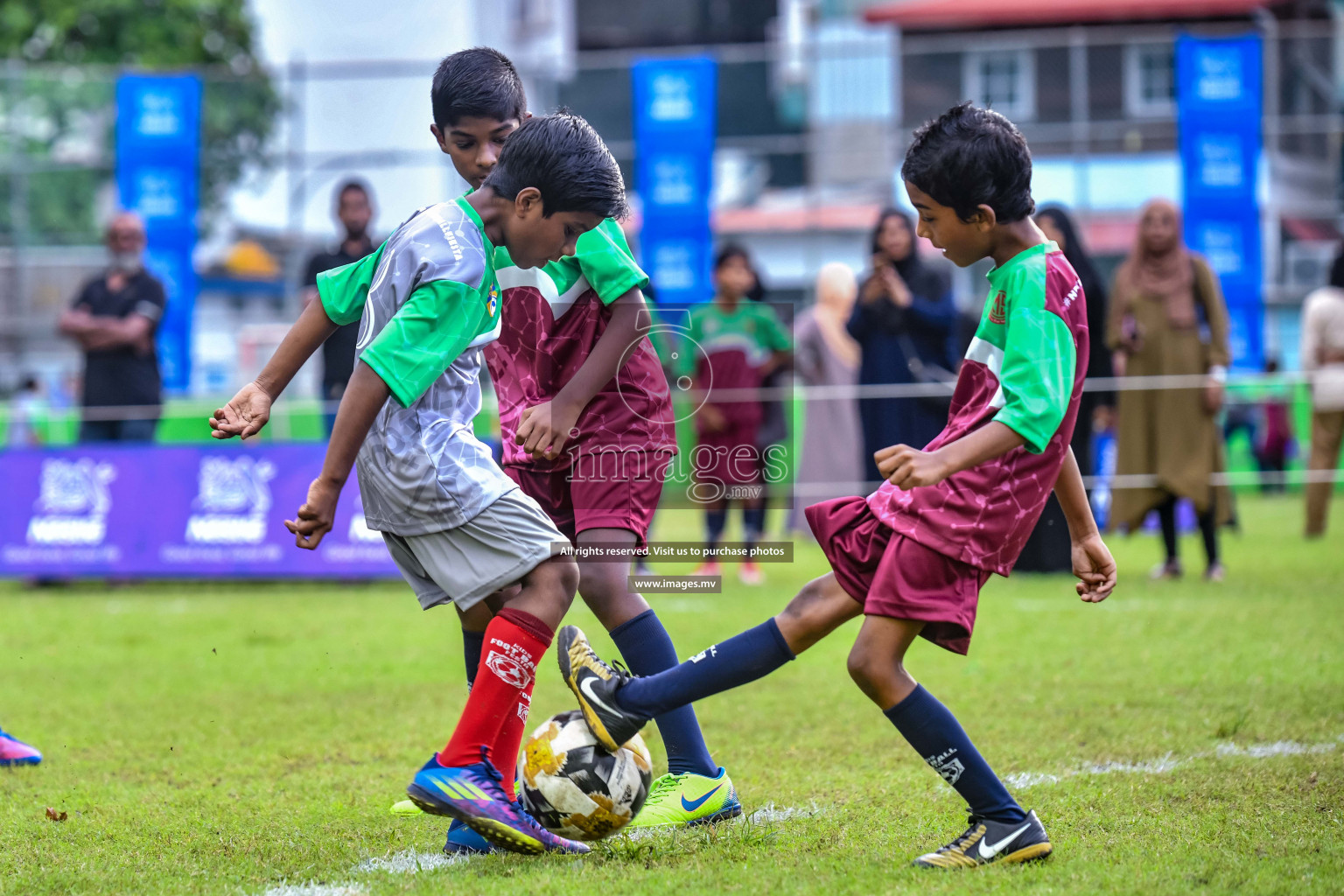 Day 1 of Milo Kids Football Fiesta 2022 was held in Male', Maldives on 19th October 2022. Photos: Nausham Waheed/ images.mv