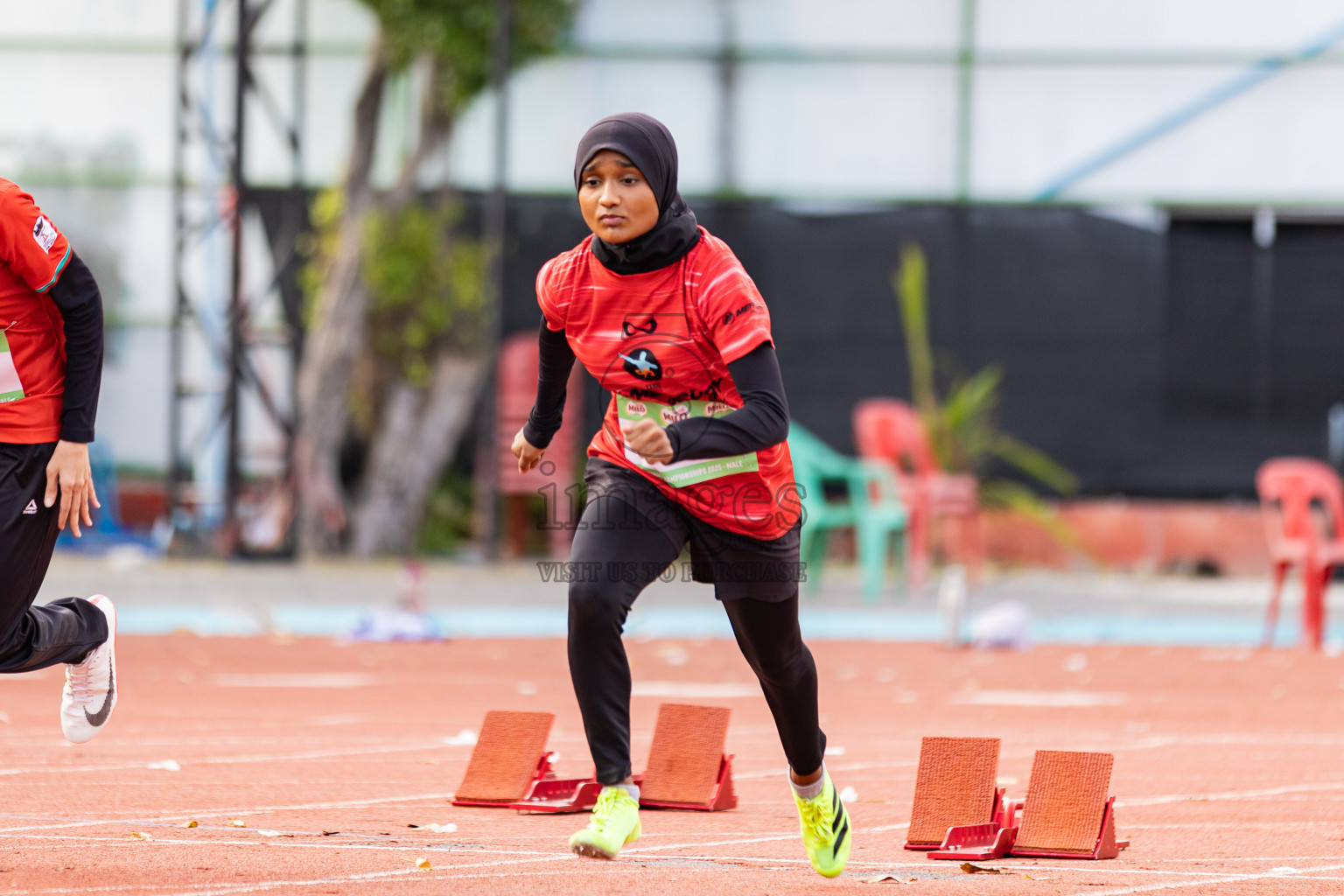 Day 1 of National Athletics Championship 2025 was held at Ekuveni Running Ground in Male', Maldives on Thursday, 14th August 2025. Photos: Areef Adam / images.mv