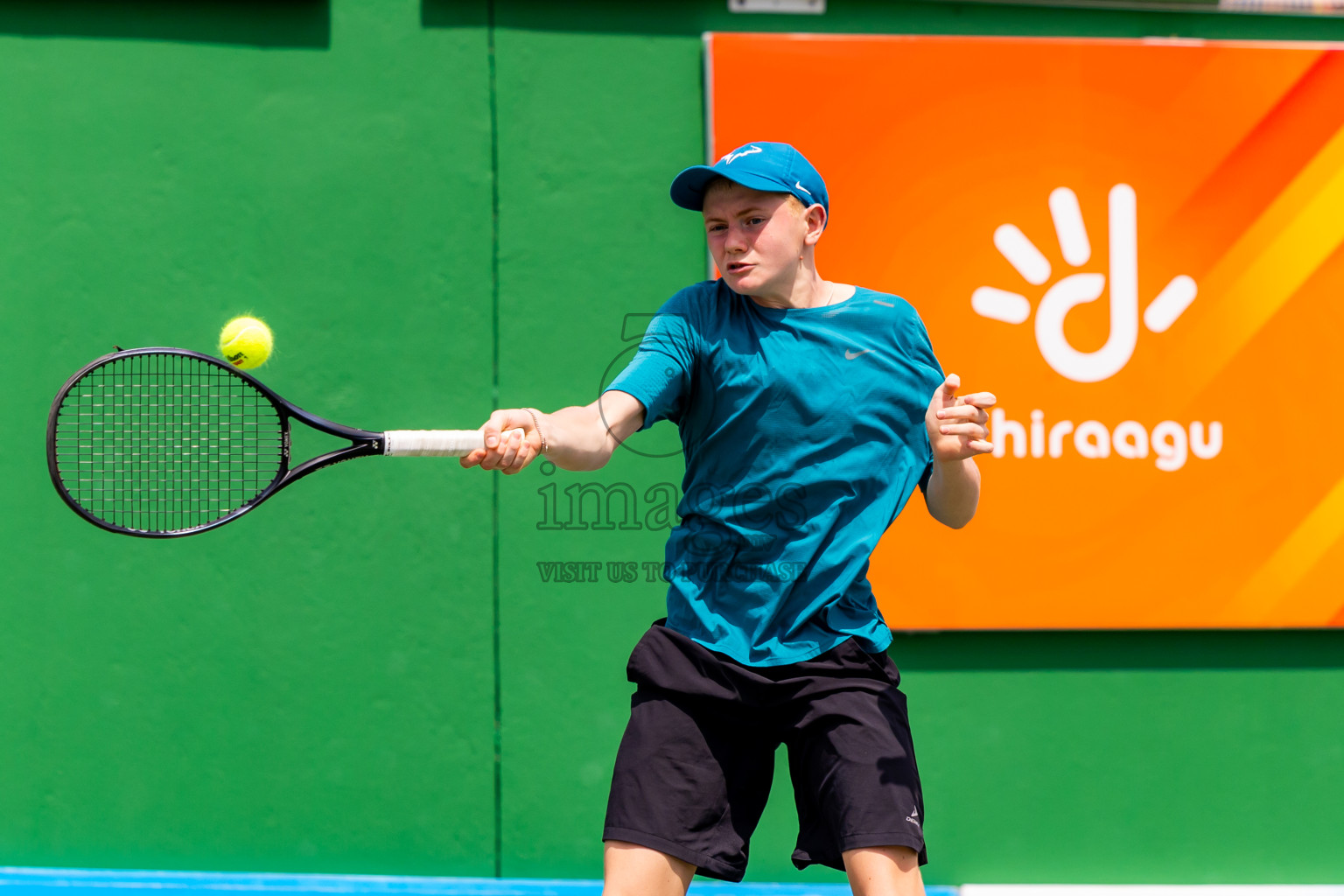 Day 2 of ATF Maldives Junior Open Tennis was held in Male' Tennis Court, Male', Maldives on Tuesday, 10th December 2024. Photos: Nausham Waheed / images.mv