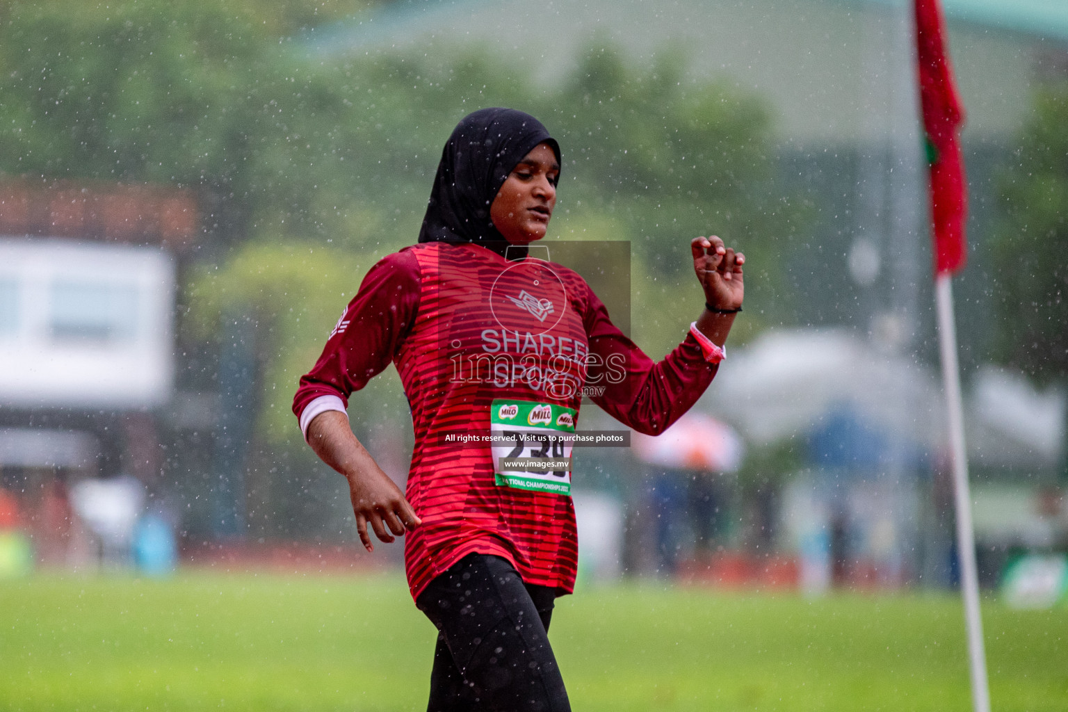 Day 2 of National Athletics Championship 2023 was held in Ekuveni Track at Male', Maldives on Friday, 24th November 2023. Photos: Hassan Simah / images.mv