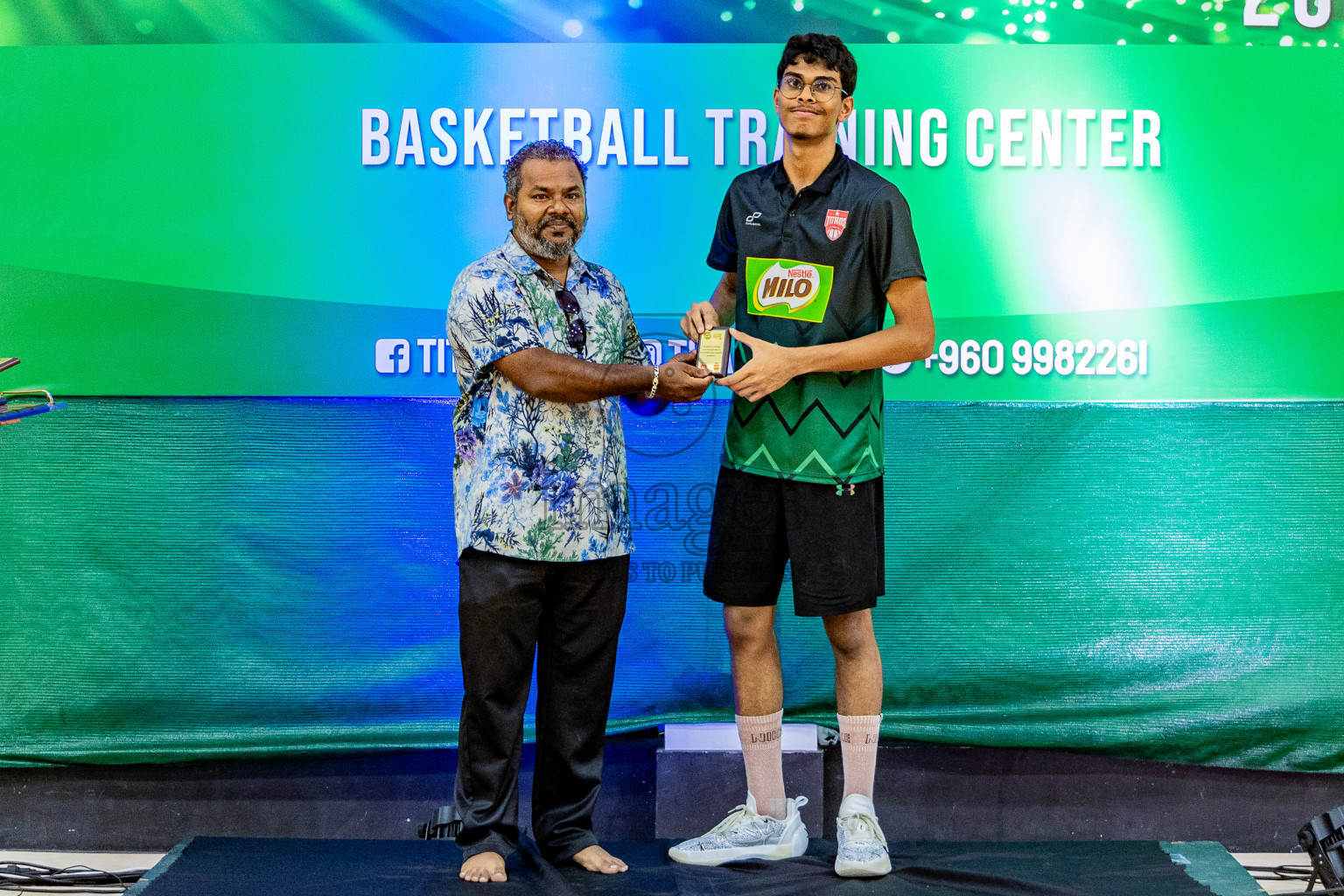 Day 3 of Milo 5 x 5 Junior Challenge 2025 - Basketball tournament held in Basketball Training Center, Male', Maldives on Saturday, 11th October 2025. Photos by: Nausham Waheed, Areef Adam / Images.mv