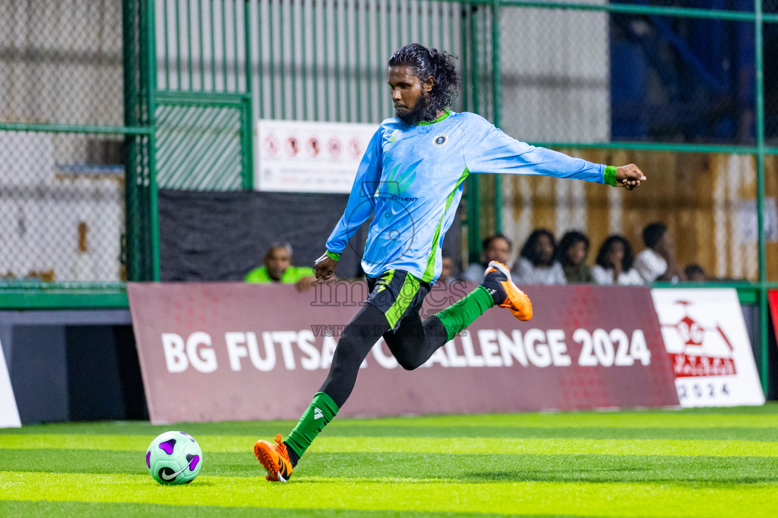 Baakee Sports Club vs FC Calms in Day 1 of BG Futsal Challenge 2024 was held on Thursday, 12th March 2024, in Male', Maldives Photos: Nausham Waheed / images.mv