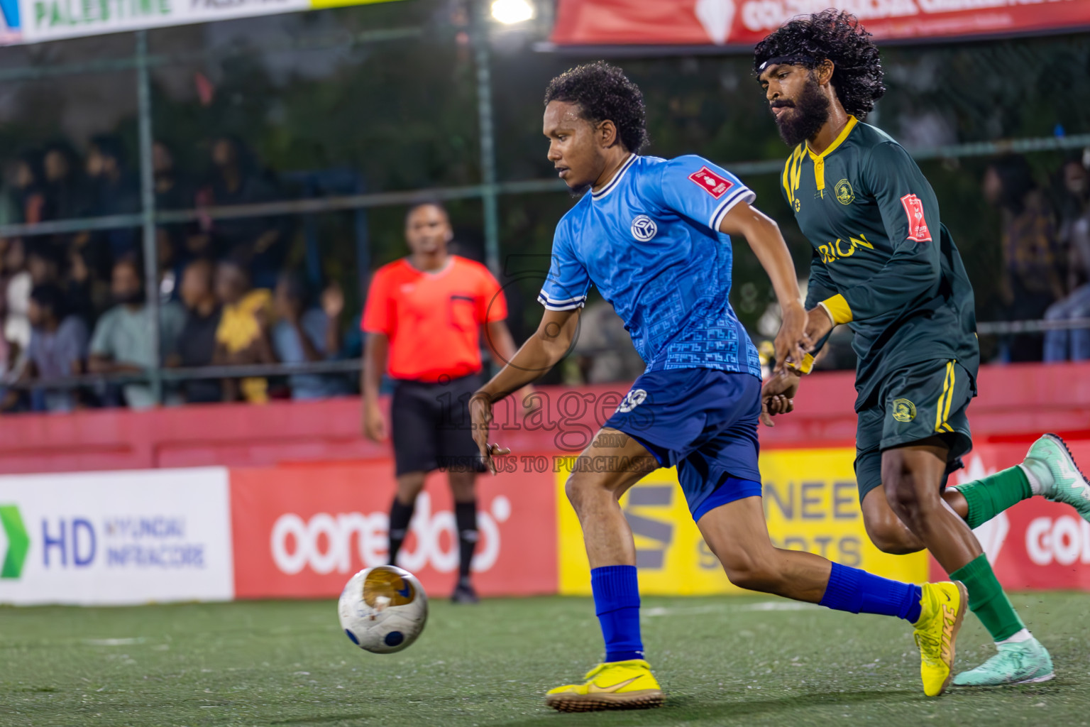 Dhandimagu vs GA Gemanafushi on Day 37 of Golden Futsal Challenge 2024 was held on Thursday, 22nd February 2024, in Hulhumale', Maldives
Photos: Ismail Thoriq / images.mv