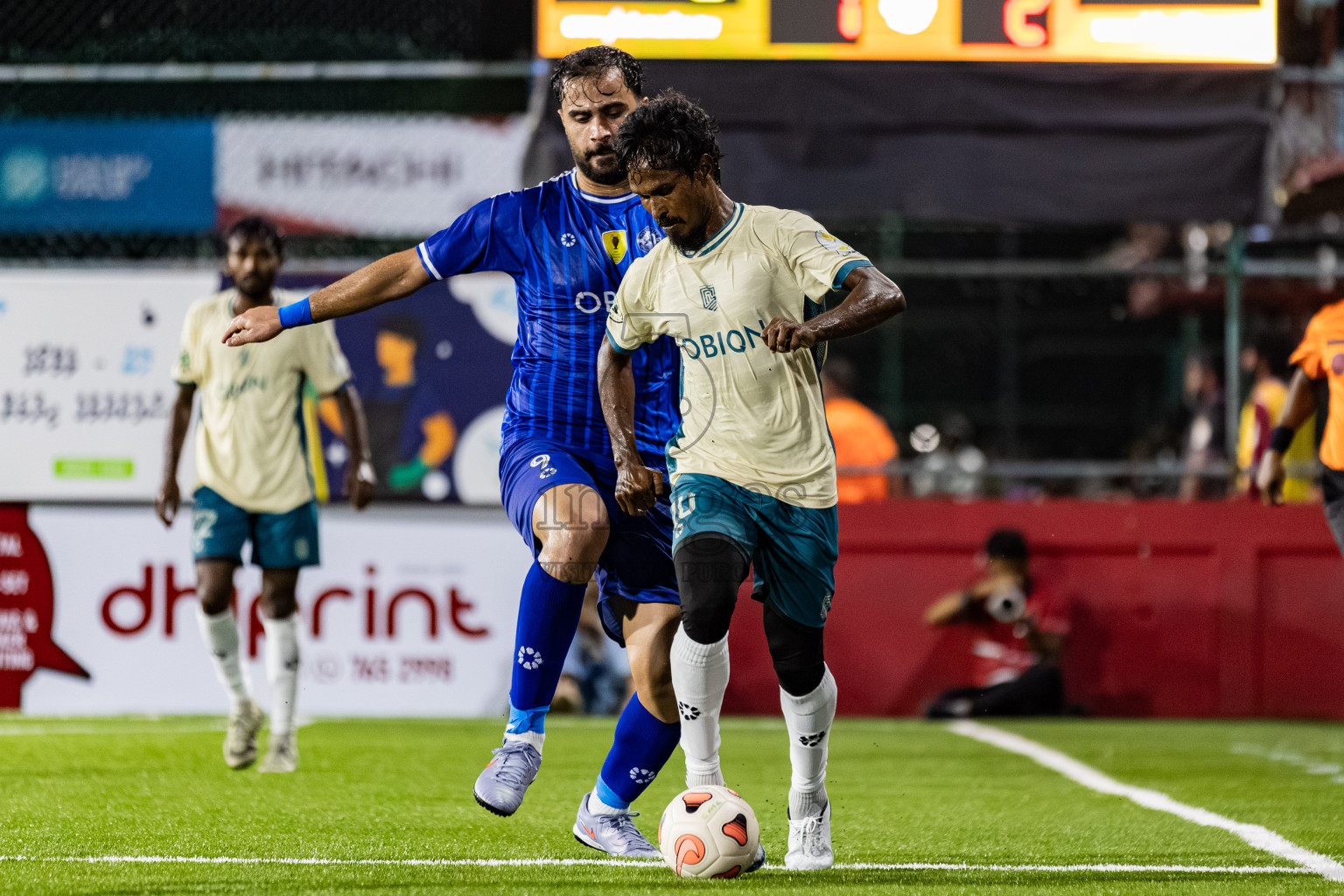 Team Naivaadhoo vs Mylo City Sports Club in Kings Cup of Club Maldives Cup 2025 held in Rehendi Futsal Ground, Hulhumale', Maldives on Monday, 1st September 2025. Photos: Areef, Yasna / images.mv