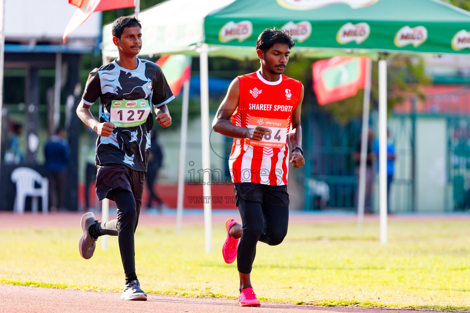 Day 1 of National Athletics Championship 2025 was held at Ekuveni Running Ground in Male', Maldives on Thursday, 14th August 2025. Photos: Nausham Waheed / images.mv