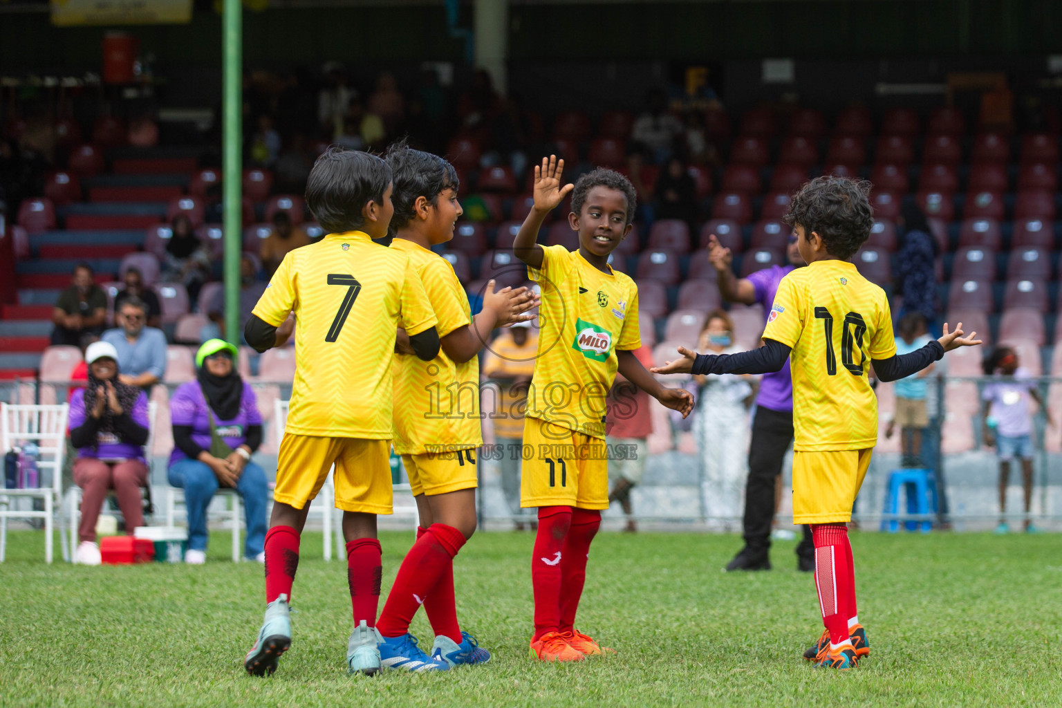 Day 2 of MILO Kids Football Fiesta was held at National Stadium in Male', Maldives on Saturday, 24th February 2024.