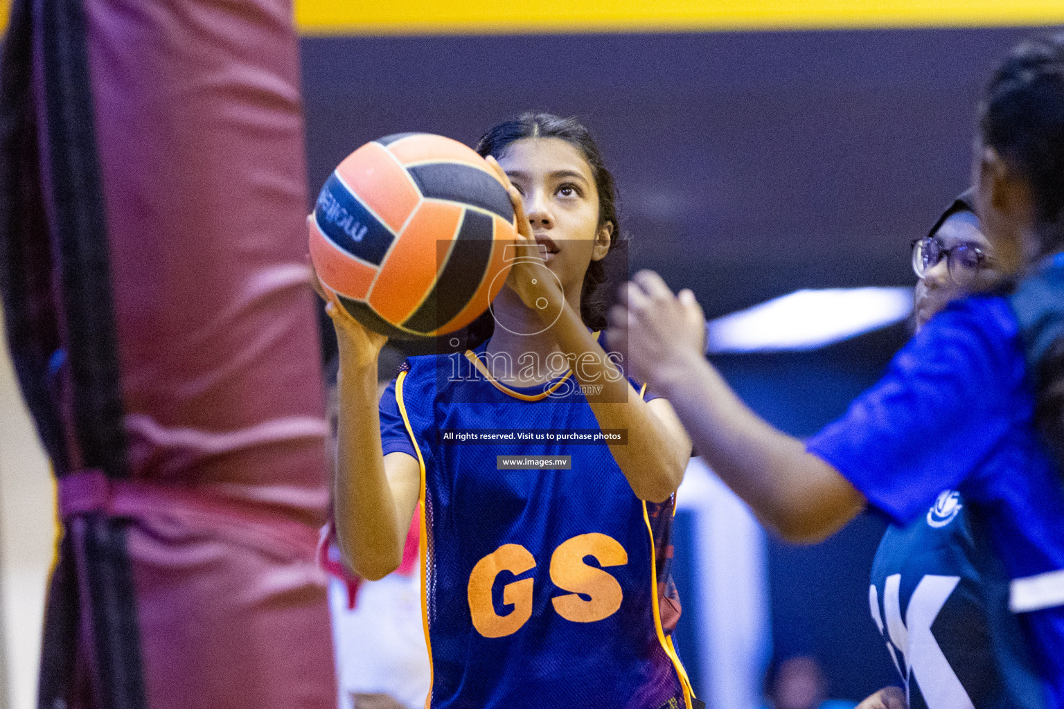 Day2 of 24th Interschool Netball Tournament 2023 was held in Social Center, Male', Maldives on 28th October 2023. Photos: Nausham Waheed / images.mv