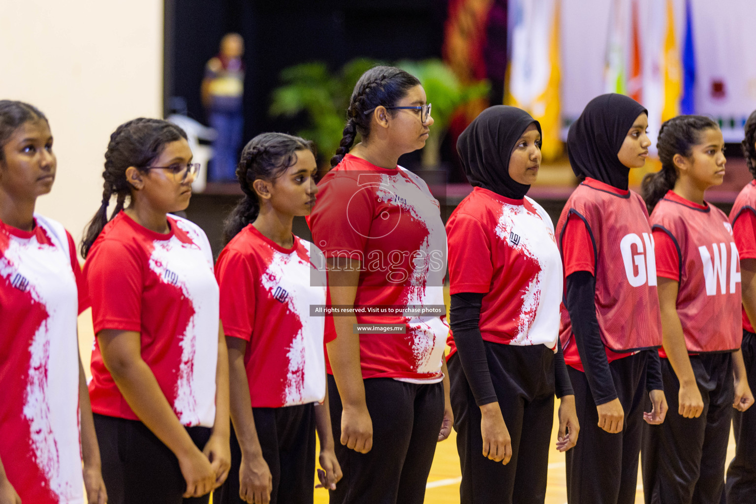 Final of 24th Interschool Netball Tournament 2023 was held in Social Center, Male', Maldives on 7th November 2023. Photos: Nausham Waheed / images.mv