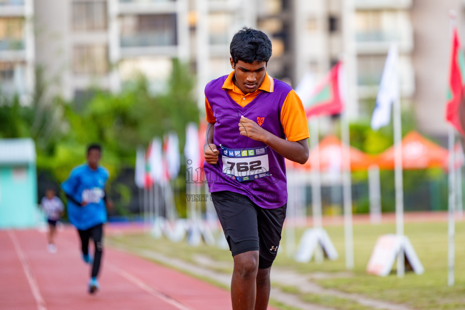 Day 1 of MWSC Interschool Athletics Championships 2024 held in Hulhumale Running Track, Hulhumale, Maldives on Saturday, 9th November 2024. 
Photos by: Hassan Simah / Images.mv