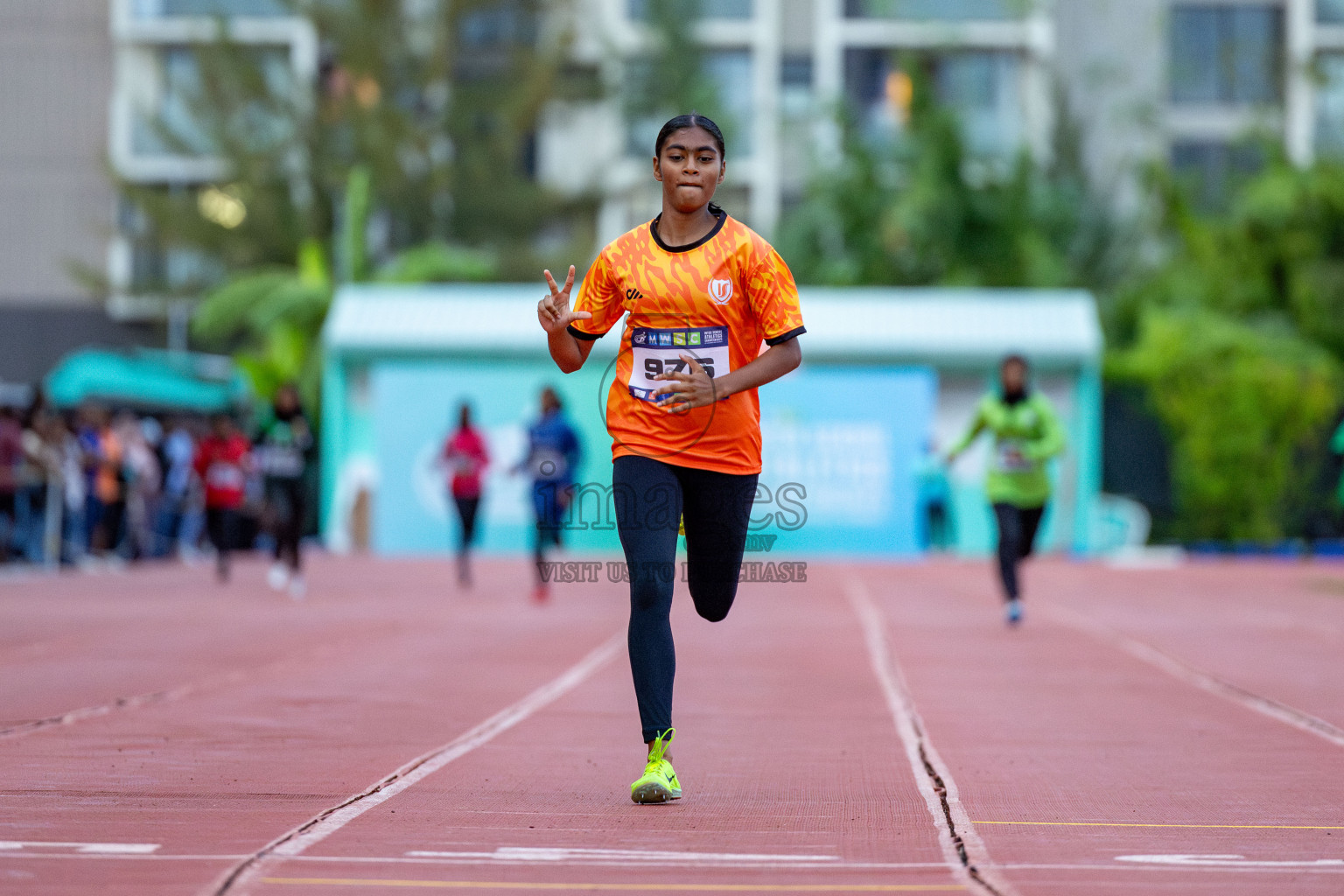 Day 2 of MWSC Interschool Athletics Championships 2024 held in Hulhumale Running Track, Hulhumale, Maldives on Sunday, 10th November 2024. 
Photos by: Hassan Simah / Images.mv