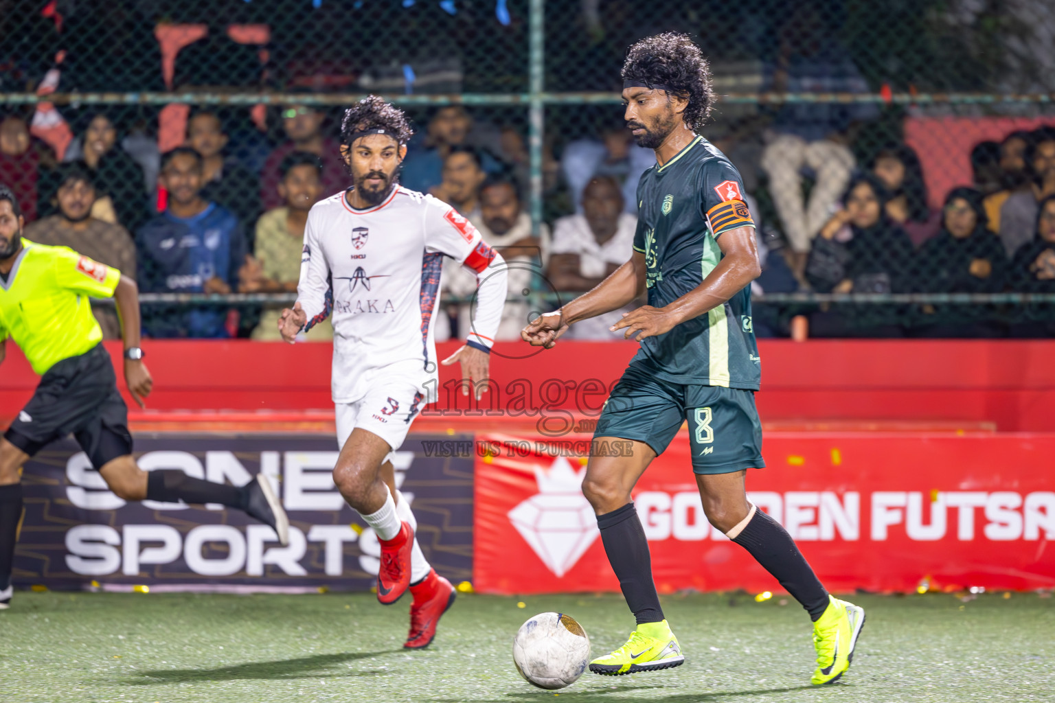 Sh Milandhoo vs R Inguraidhoo in Zone Round on Day 27 of Golden Futsal Challenge 2025 was held on Friday , 31st January 2025, in Hulhumale', Maldives. Photos: Ismail Thoriq / images.mv