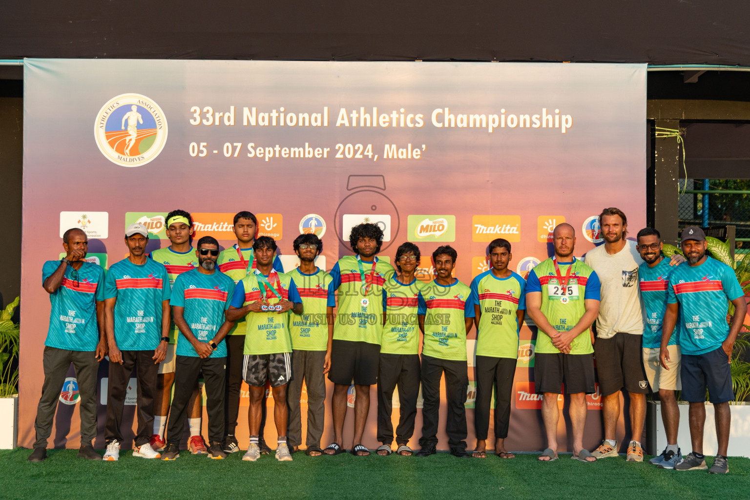 Day 3 of 33rd National Athletics Championship was held in Ekuveni Track at Male', Maldives on Saturday, 7th September 2024. Photos: Hassan Simah / images.mv