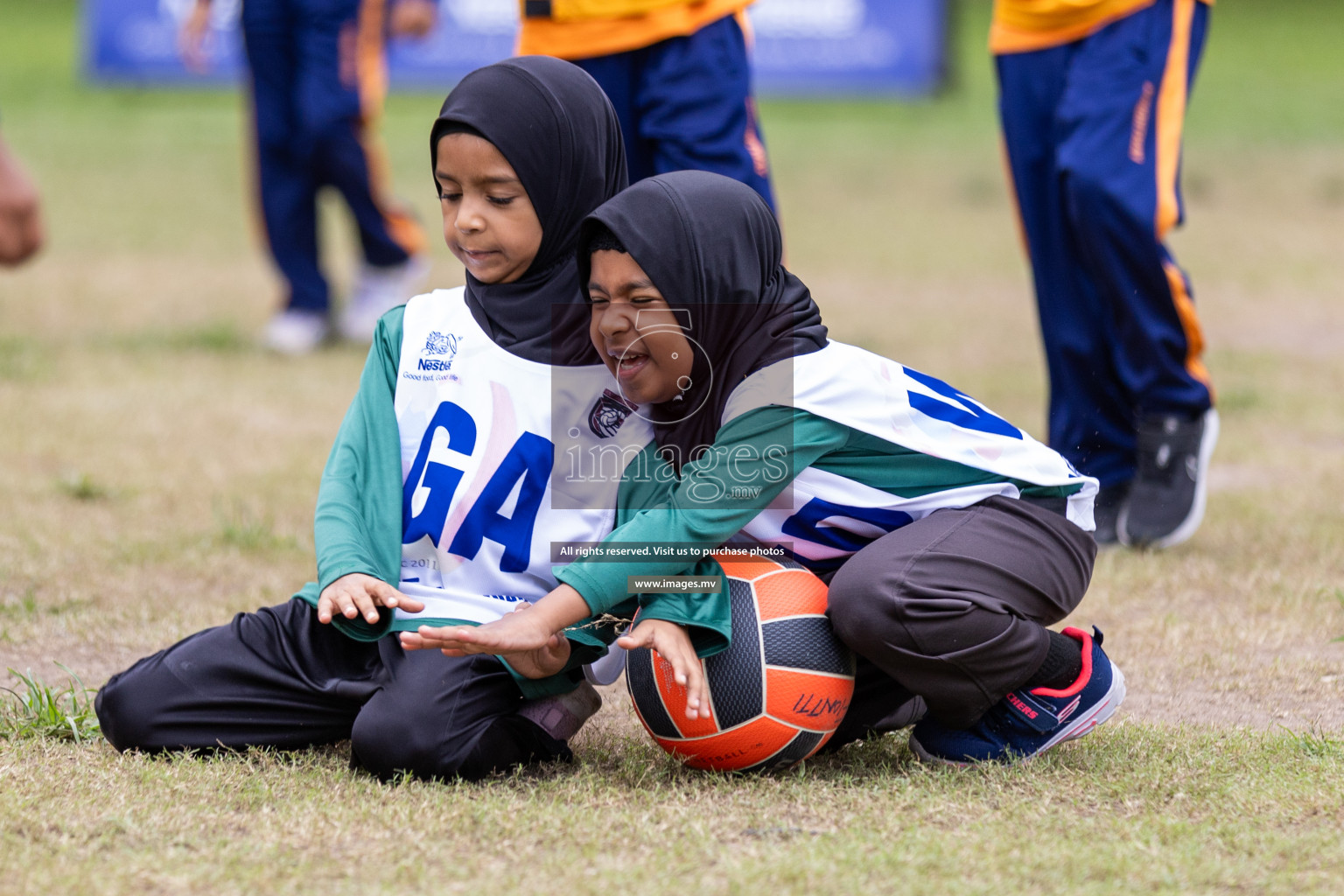 Day 2 of Nestle' Kids Netball Fiesta 2023 held in Henveyru Stadium, Male', Maldives on Thursday, 1st December 2023. Photos by Nausham Waheed / Images.mv