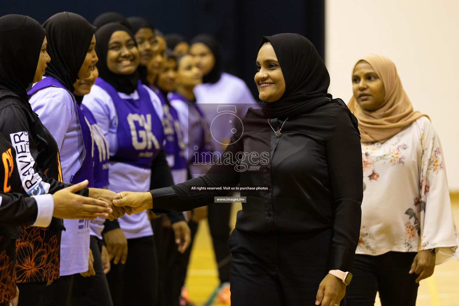 Club Matrix vs VYANSA in the Milo National Netball Tournament 2022 on 20 July 2022, held in Social Center, Male', Maldives. Photographer: Shuu / Images.mv