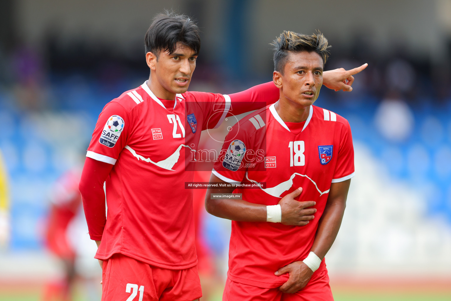 Nepal vs Pakistan in SAFF Championship 2023 held in Sree Kanteerava Stadium, Bengaluru, India, on Tuesday, 27th June 2023. Photos: Nausham Waheed, Hassan Simah / images.mv