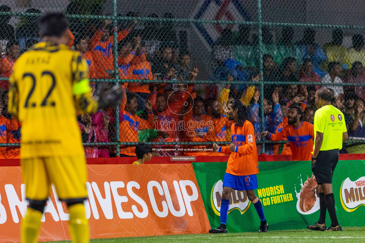 Team FSM vs Raajje Online Club in Club Maldives Cup 2022 was held in Hulhumale', Maldives on Saturday, 15th October 2022. Photos: Ismail Thoriq/ images.mv