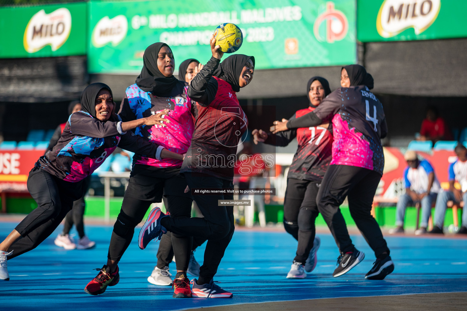 Day 4 of 6th MILO Handball Maldives Championship 2023, held in Handball ground, Male', Maldives on Friday, 23rd May 2023 Photos: Nausham Waheed/ Images.mv